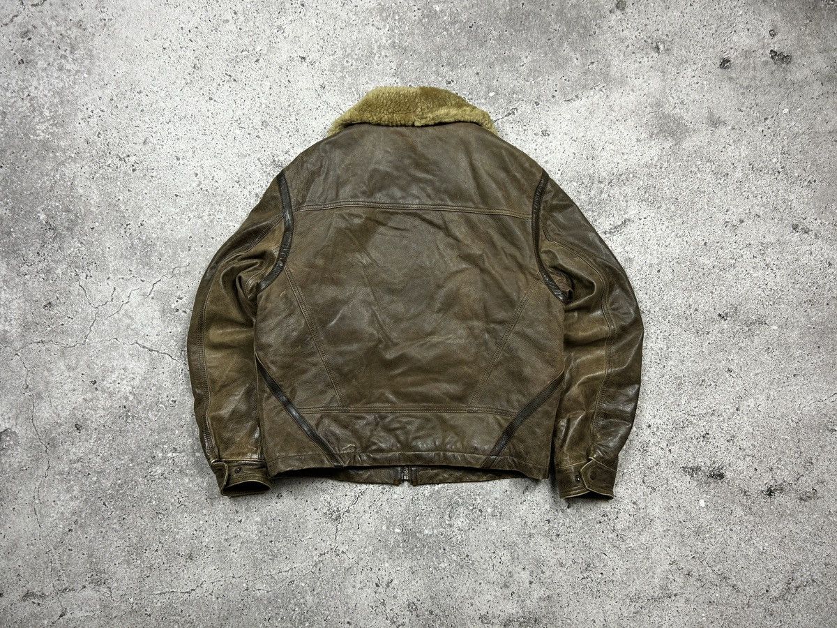 Schott × Vintage Schott Brown Leather b-3 jacket shearling Size US L / EU 52-54 / 3 - 9 Thumbnail