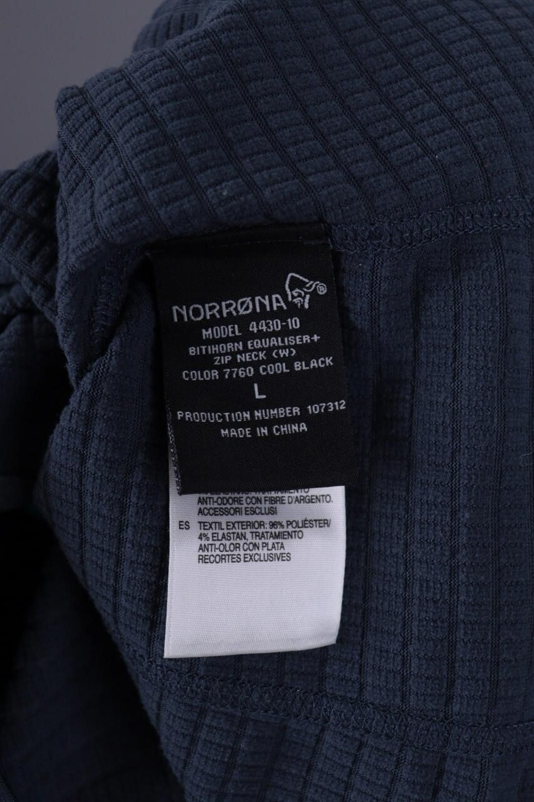 Norrona Norrona Bitihorn Gray 1/4 Zip Top Base Layer Size L Size L / US 10 / IT 46 - 12 Thumbnail