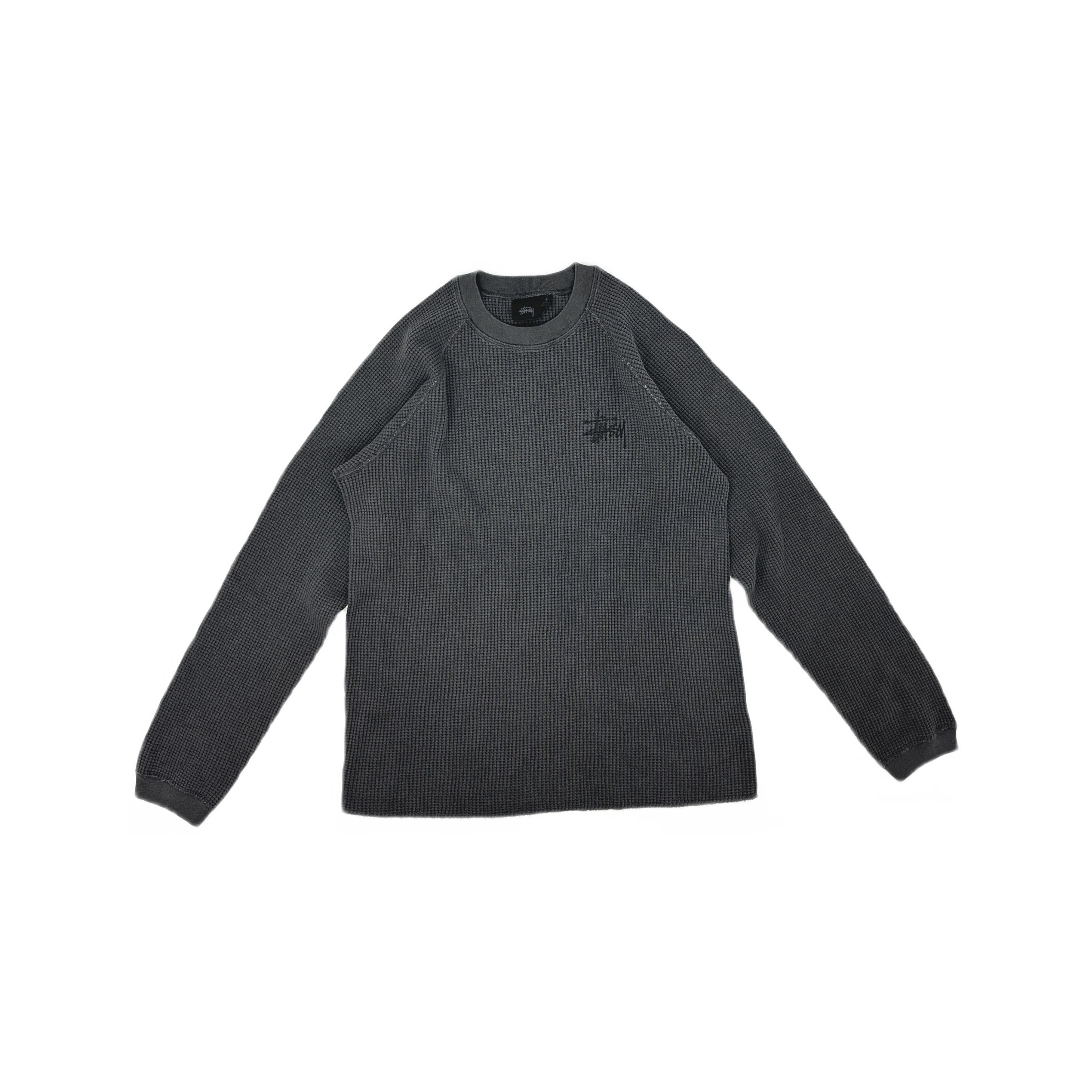 Stussy Stussy Waffle Logo Long Sleeve T-Shirt Size S Size US S / EU 44-46 / 1 - 1 Thumbnail