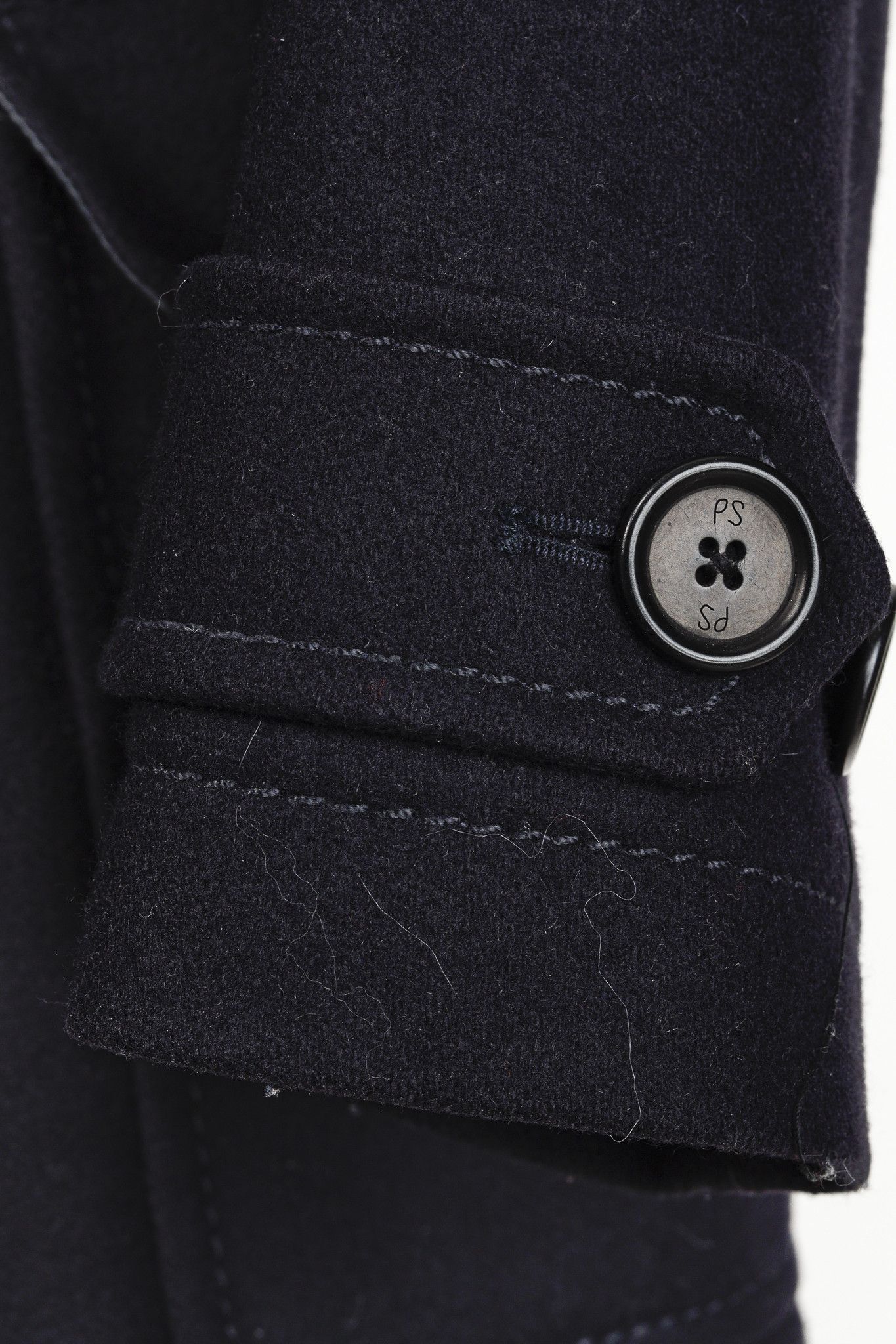 Paul Smith PS Paul Smith AW/11 Navy Wool Toggle Overcoat Size US XL / EU 56 / 4 - 7 Thumbnail