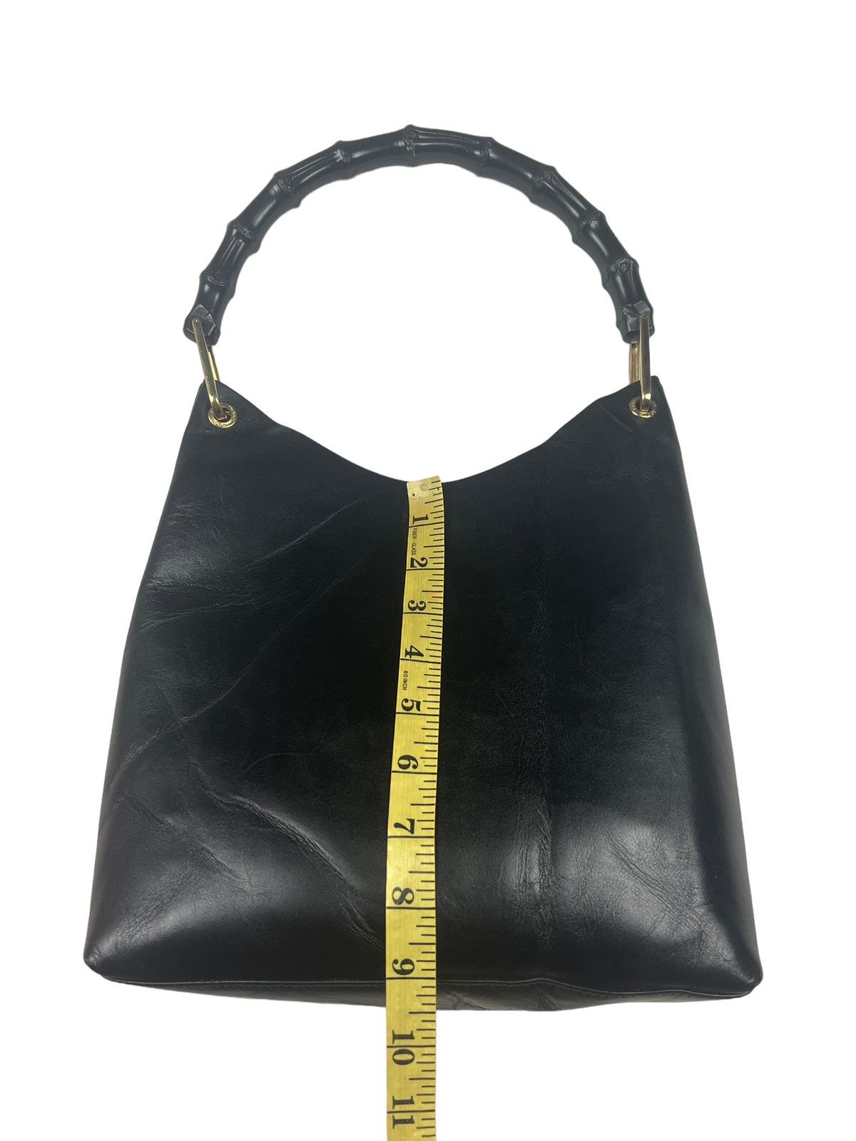 Gucci Vintage Gucci Bamboo Top Handle Leather Bag Size ONE SIZE - 16 Thumbnail