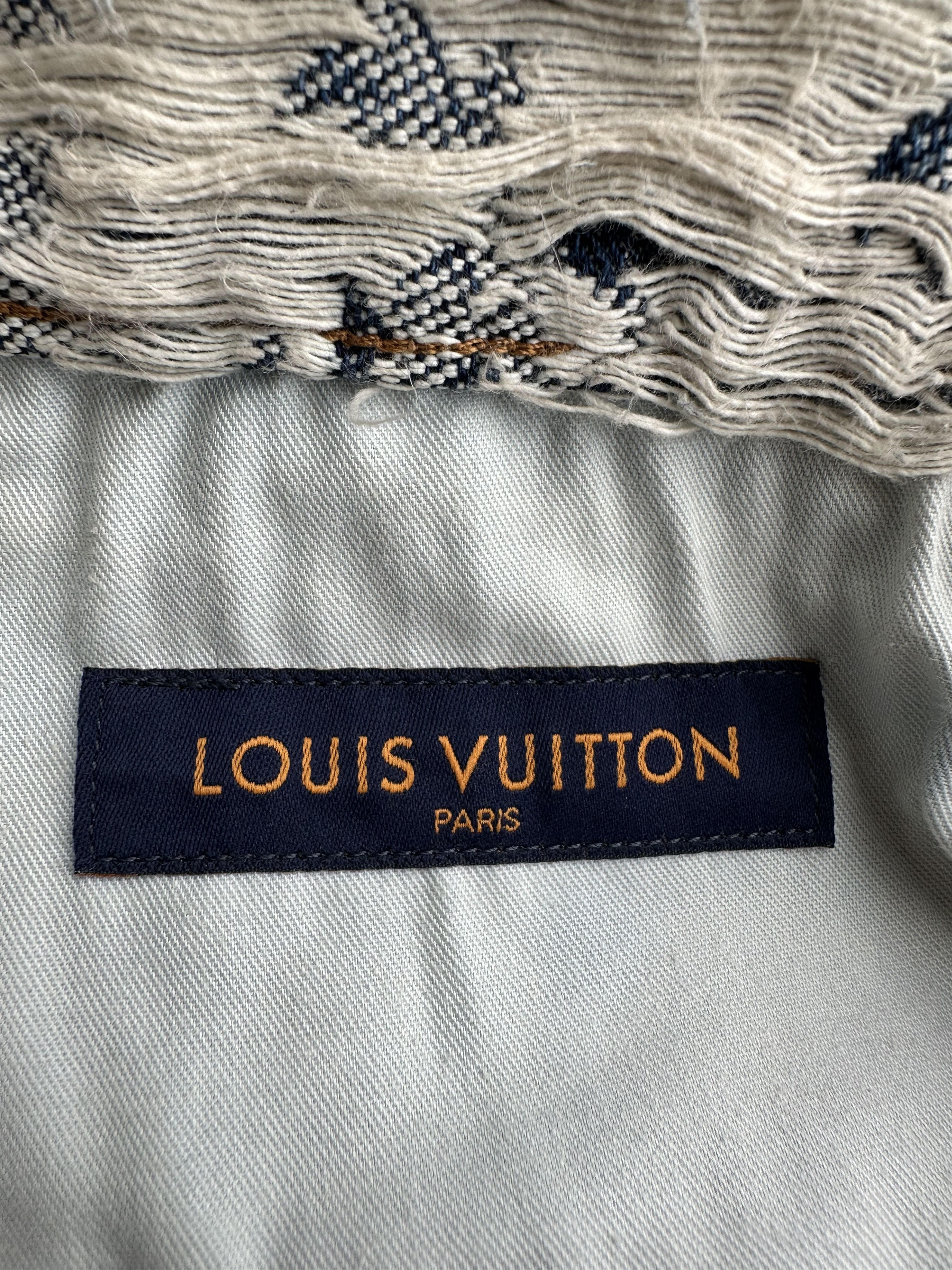 Louis Vuitton Floral Distressed Carpenter Shorts Size US 36 / EU 52 - 3 Thumbnail