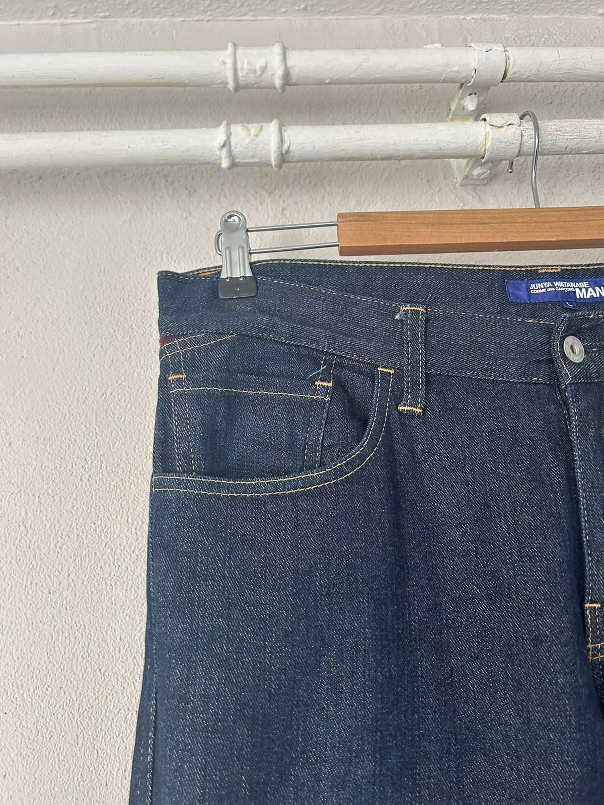 Comme des Garcons Tartan Check Yoke Jeans Size US 35 - 3 Thumbnail