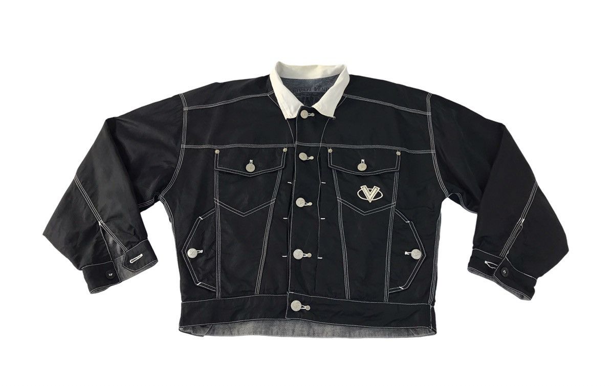 Japanese Brand Vintage Venue Bomber Jacket Distressed Button Up Design Size US L / EU 52-54 / 3 - 1 Thumbnail
