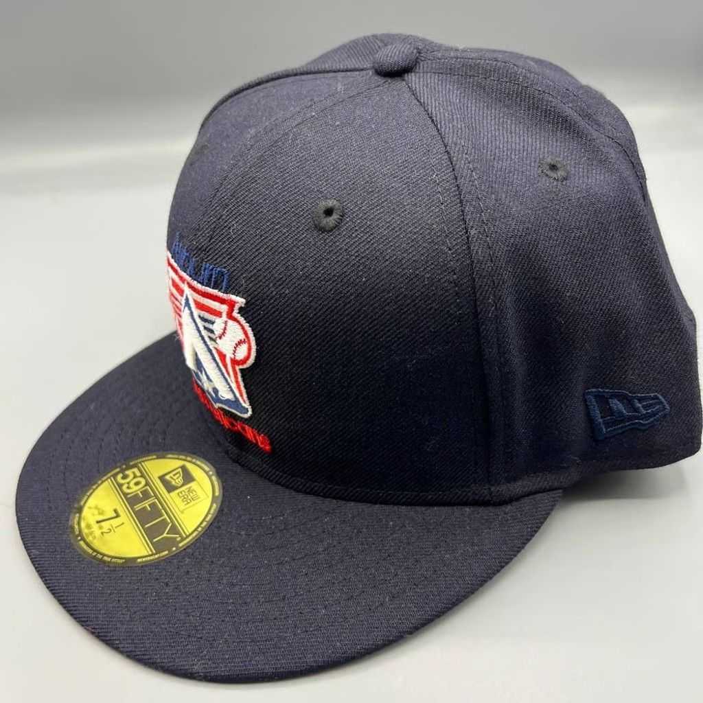 New Era Auburn Americans Hat Men 7 1/2 59Fifty New Era MiLB Fitted Size ONE SIZE - 2 Thumbnail