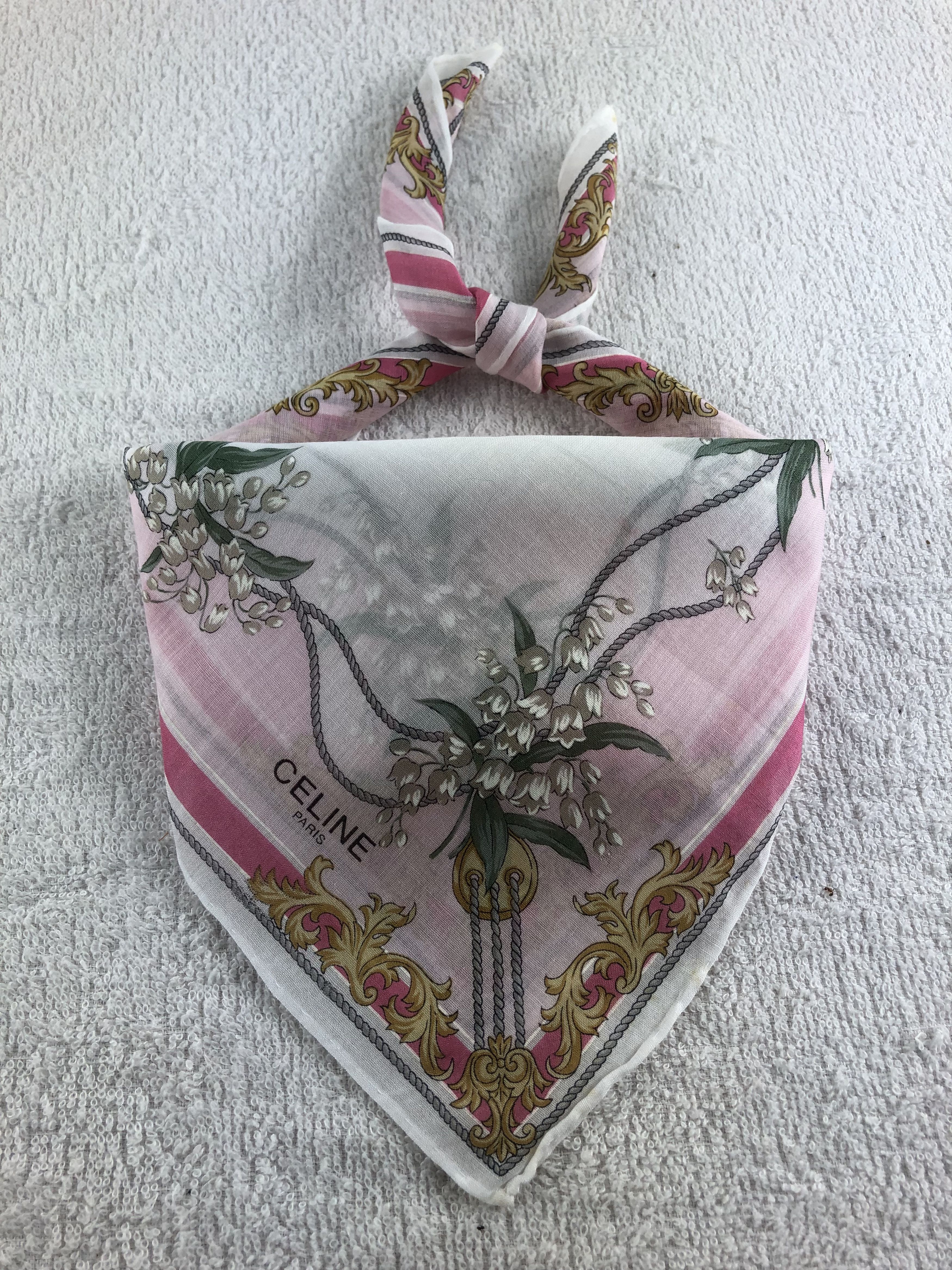 Celine Celine Handkerchief / Bandana / Neckerchief C208 Size ONE SIZE - 2 Thumbnail