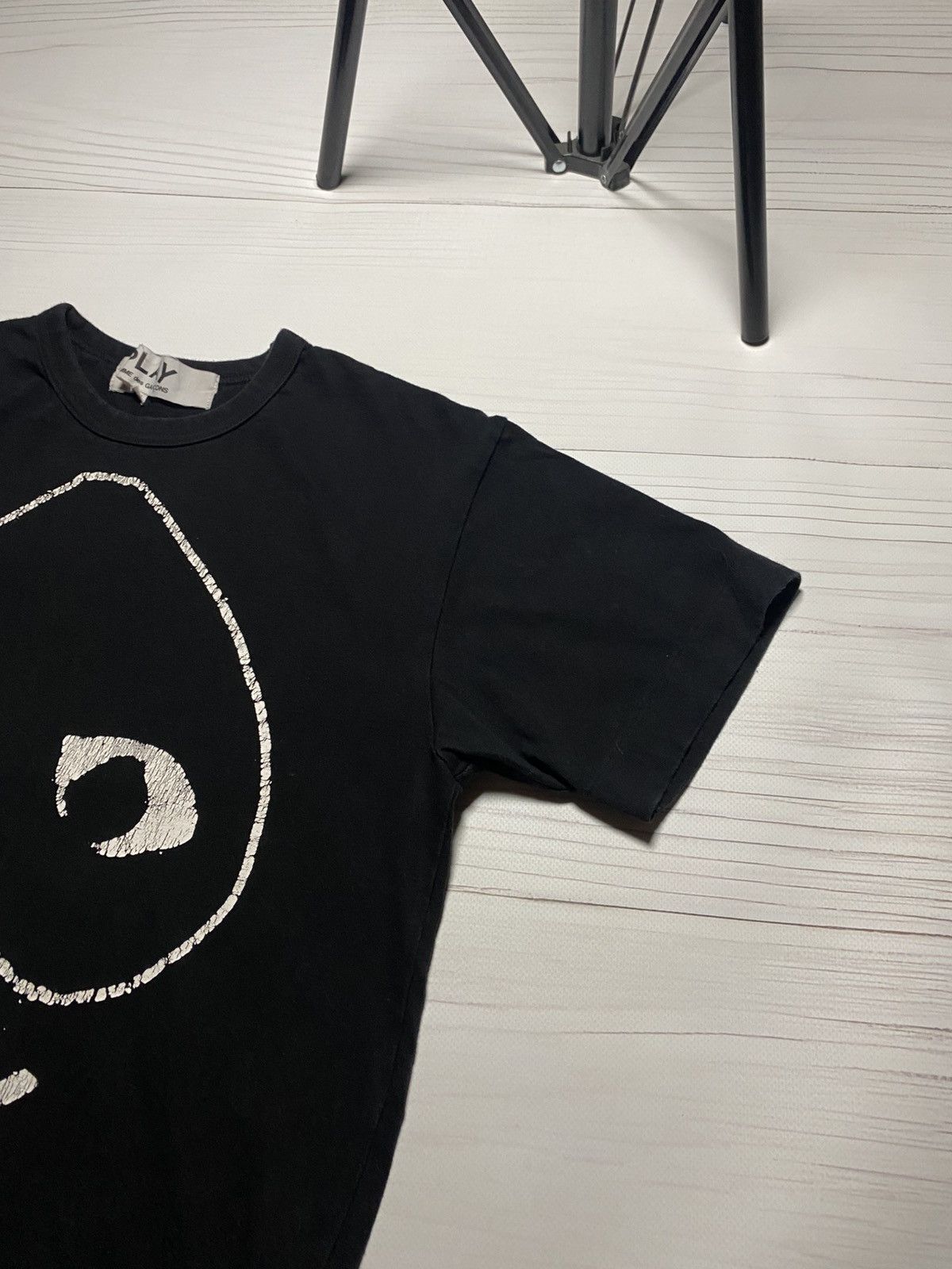 Comme des Garcons PLAY Comme Des Garcons Play Black Invertded Heart Outlin t shirt Size US M / EU 48-50 / 2 - 12 Thumbnail