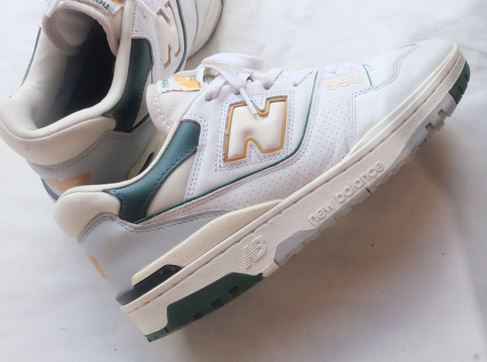 New Balance New Balance 550 White Nightwatch Green Size US 9 / EU 42 - 7 Thumbnail