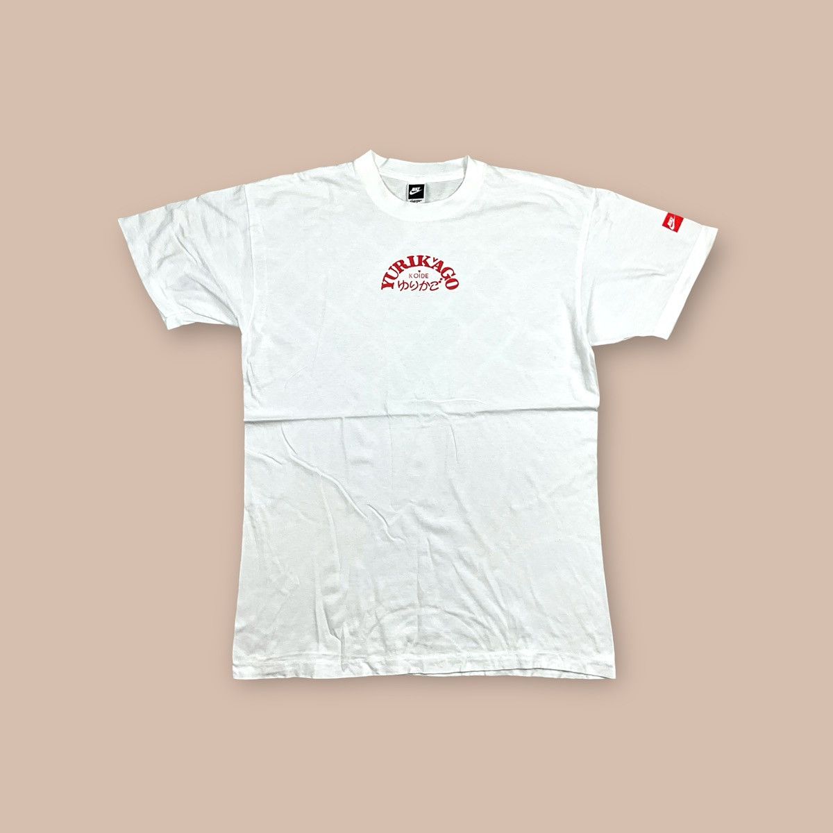 Nike Vintage 90's Nike Japan White TEE Size US M / EU 48-50 / 2 - 1 Thumbnail