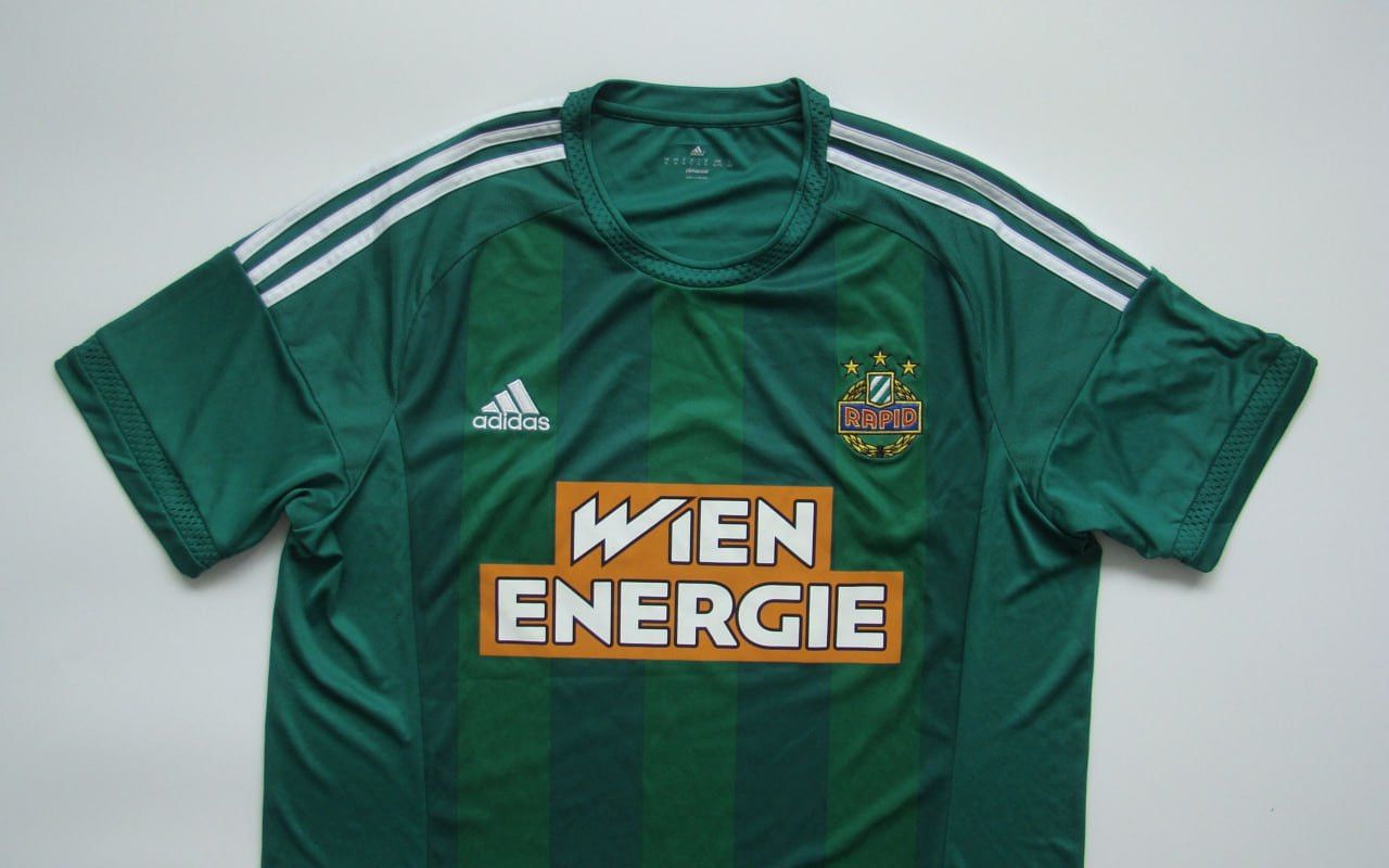 Adidas Adidas Rapid Vienna Soccer Jersey 2015-2017 Home Size US XL / EU 56 / 4 - 2 Thumbnail