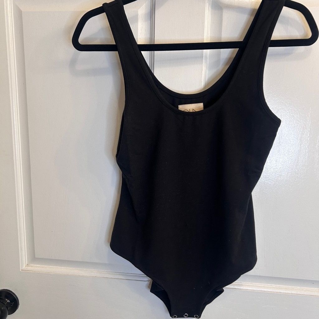 Chaser Brand Women's Chaser Bodysuit, M, Black Size M / US 6-8 / IT 42-44 - 2 Thumbnail