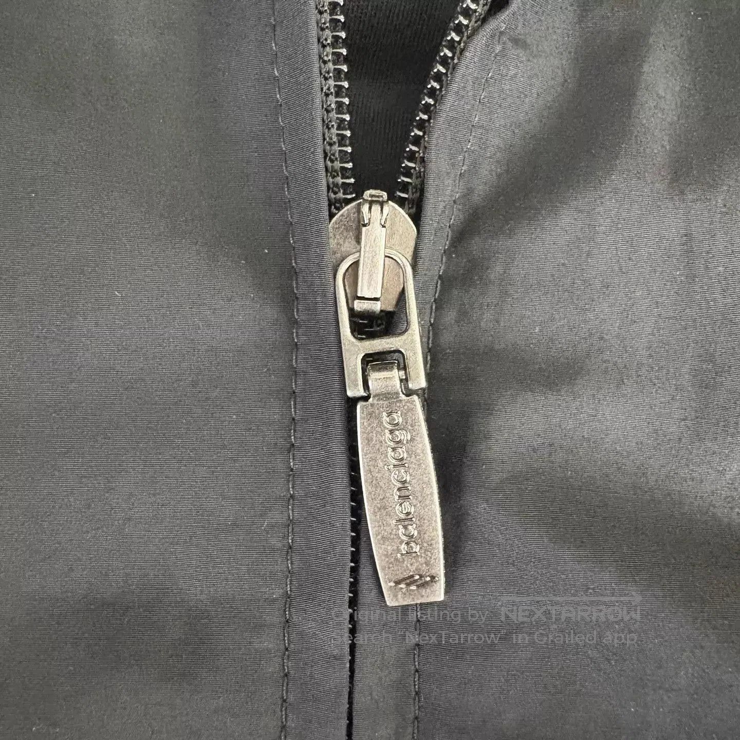 Balenciaga Black Lightweight Zip-Up Jacket. Size US S / EU 44-46 / 1 - 6 Thumbnail