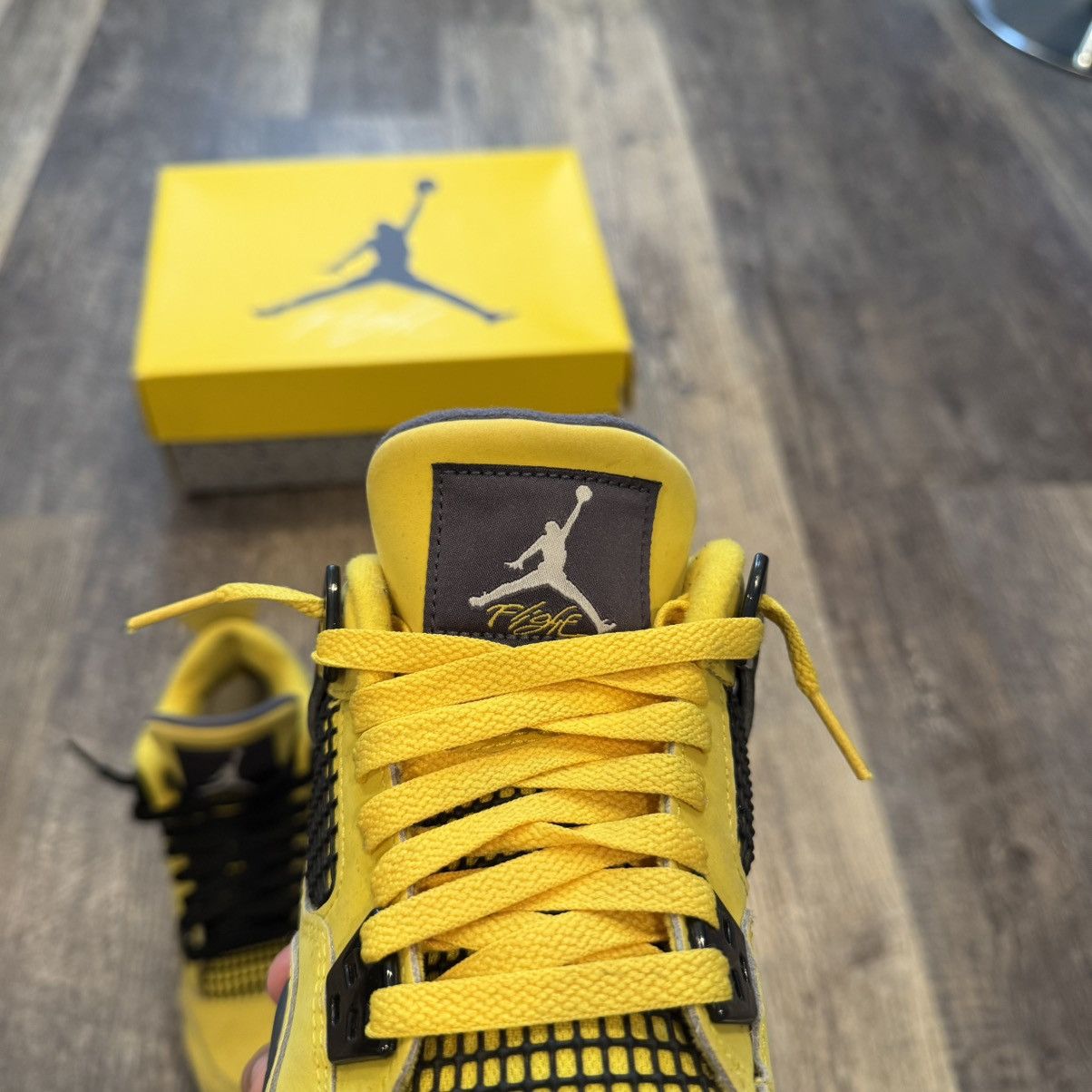 Jordan Brand Jordan 4 retro lightning Size US 5.5 / IT 35.5 - 4 Thumbnail