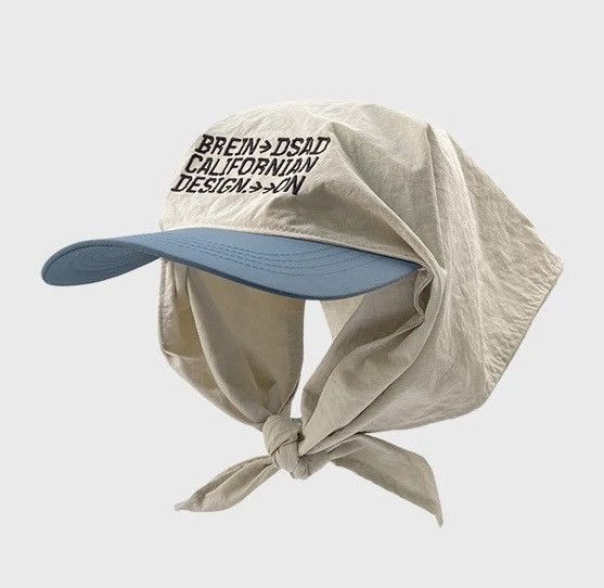 Japanese Brand Embroidered colorblock multi-style handkerchief cap hat Size ONE SIZE - 1 Thumbnail