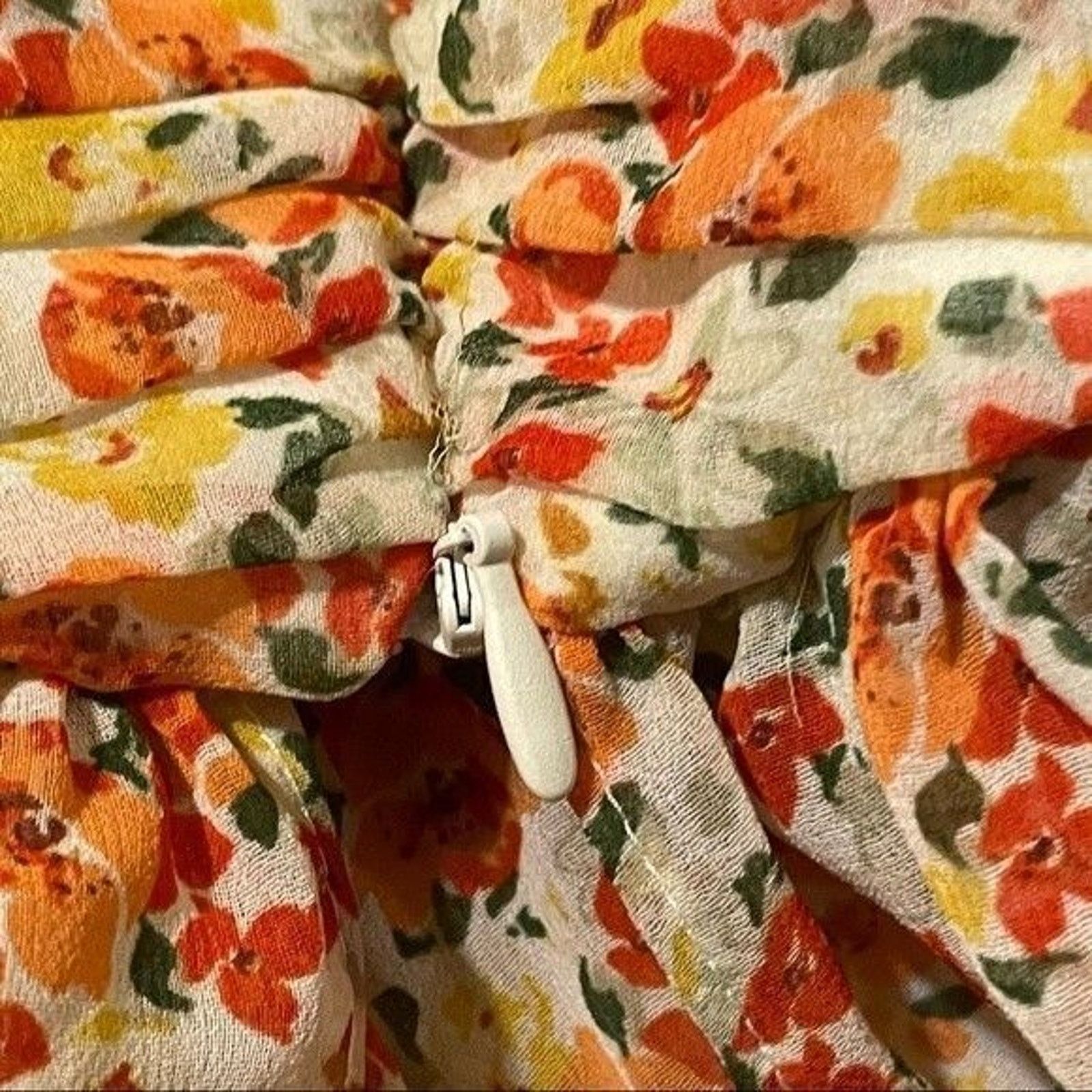 Zara Zara Shirt Women's Small Ditsy Floral Blouse Cottagecore Size S / US 4 / IT 40 - 8 Thumbnail