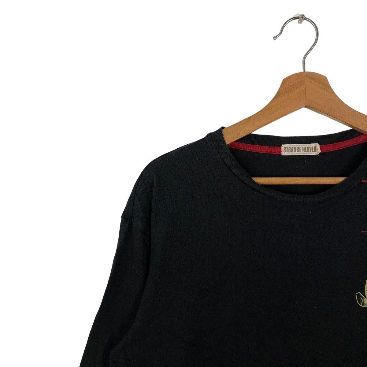Japanese Brand 🔥RARE STRANGE HEAVEN LONG SLEEVE SUKAJAN SHIRT BIG LOGO Size US L / EU 52-54 / 3 - 6 Thumbnail