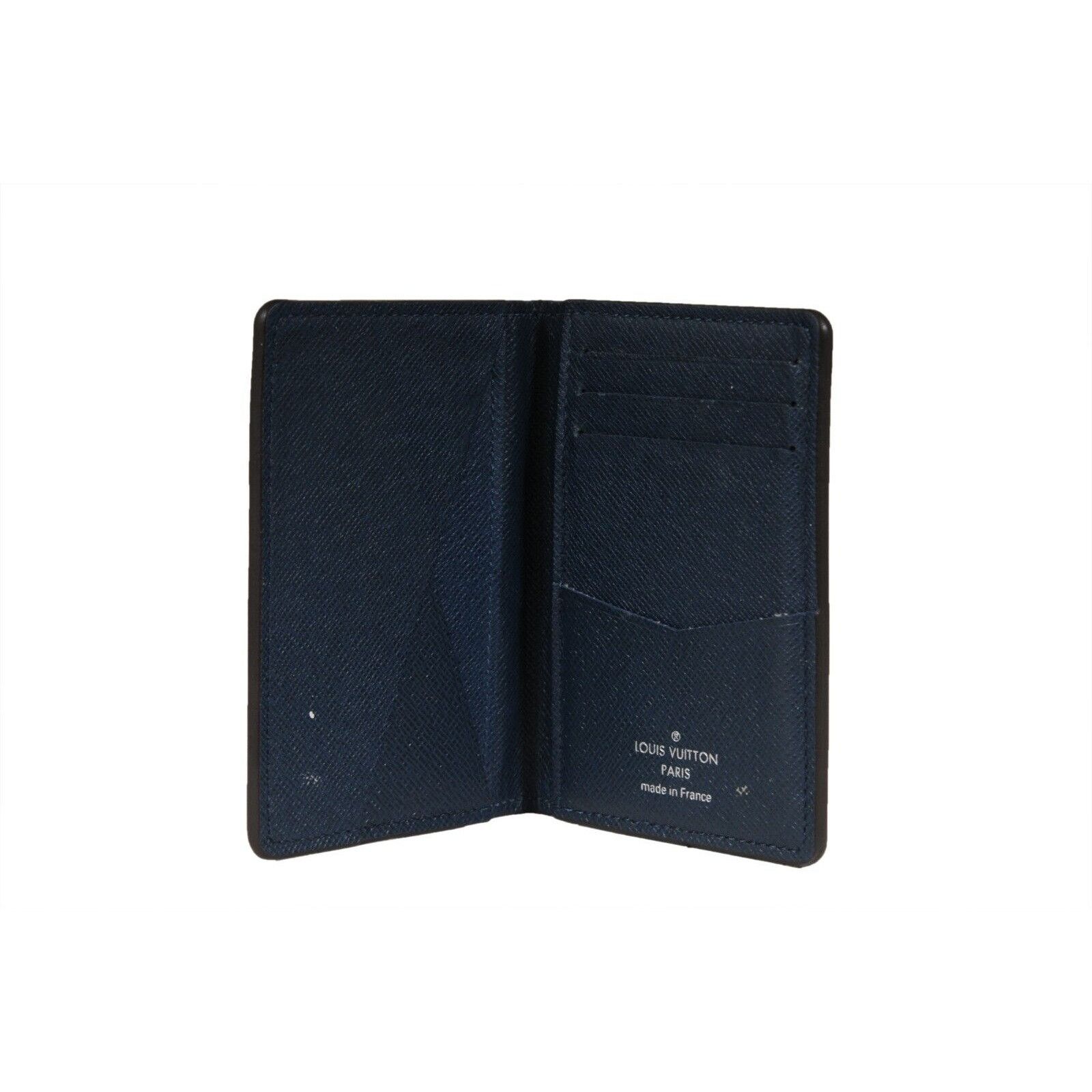 Louis Vuitton Pocket Organizer Epi Leather Midnight Blue Wallet Size ONE SIZE - 4 Thumbnail