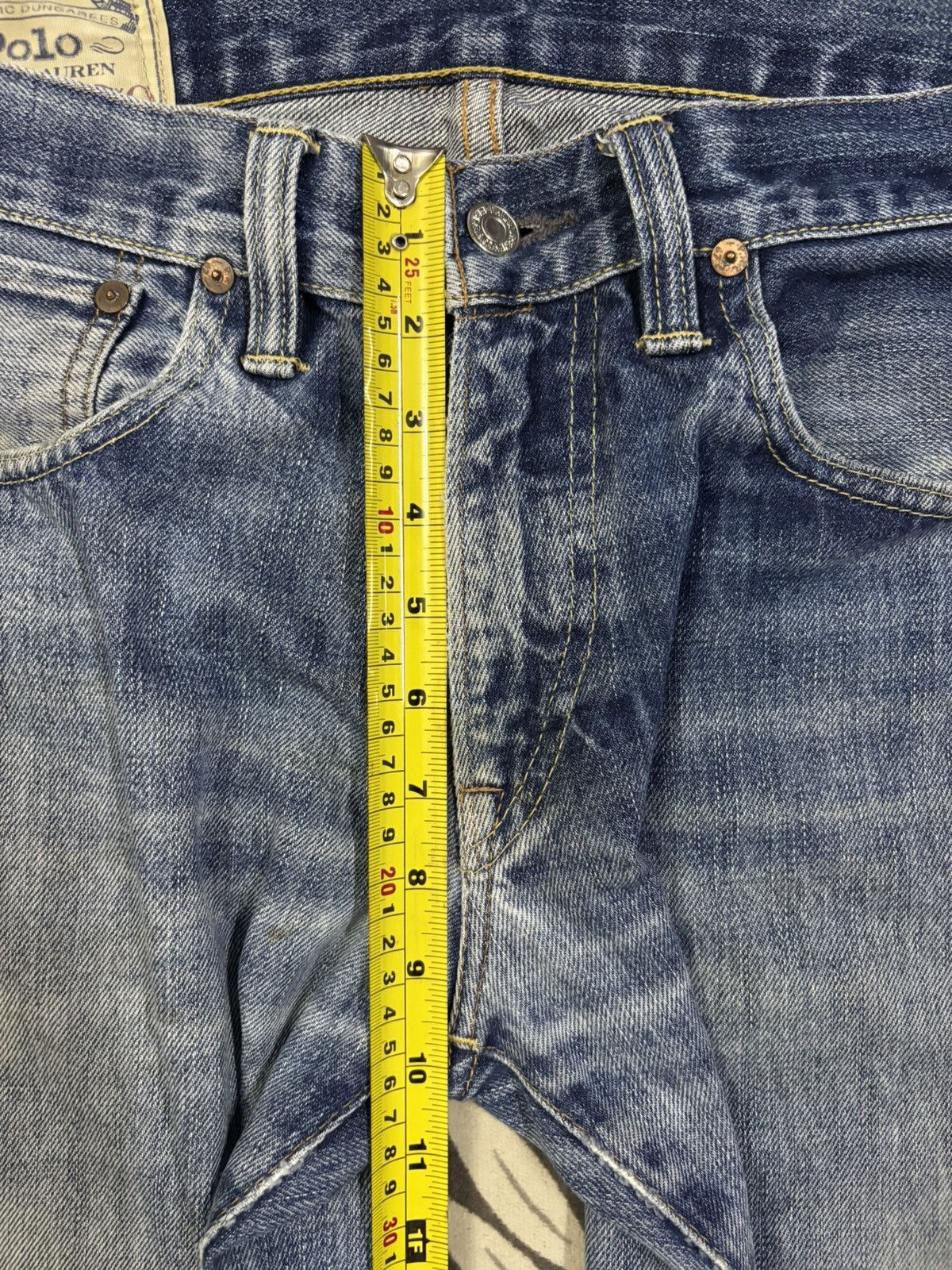 Ralph Lauren Vintage Ralph Lauren Slim Straight Distressed Grunge Jeans Size US 32 / EU 48 - 16 Thumbnail
