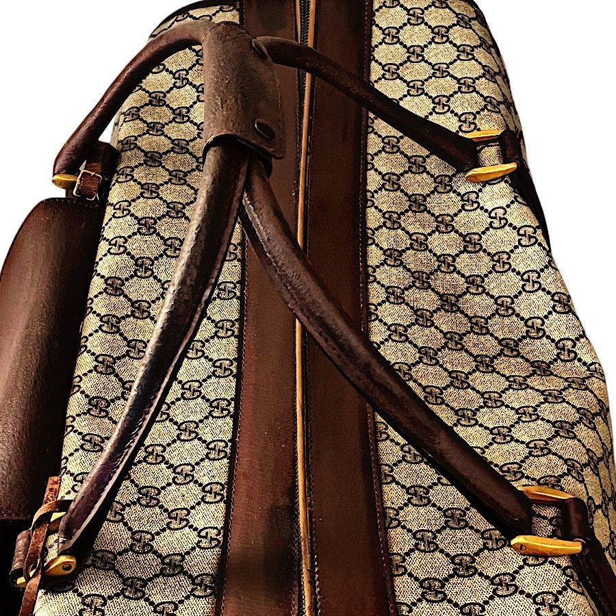 Gucci Authentic Vintage Gucci Monogram GG Oversized Travel Bag Size ONE SIZE - 6 Thumbnail