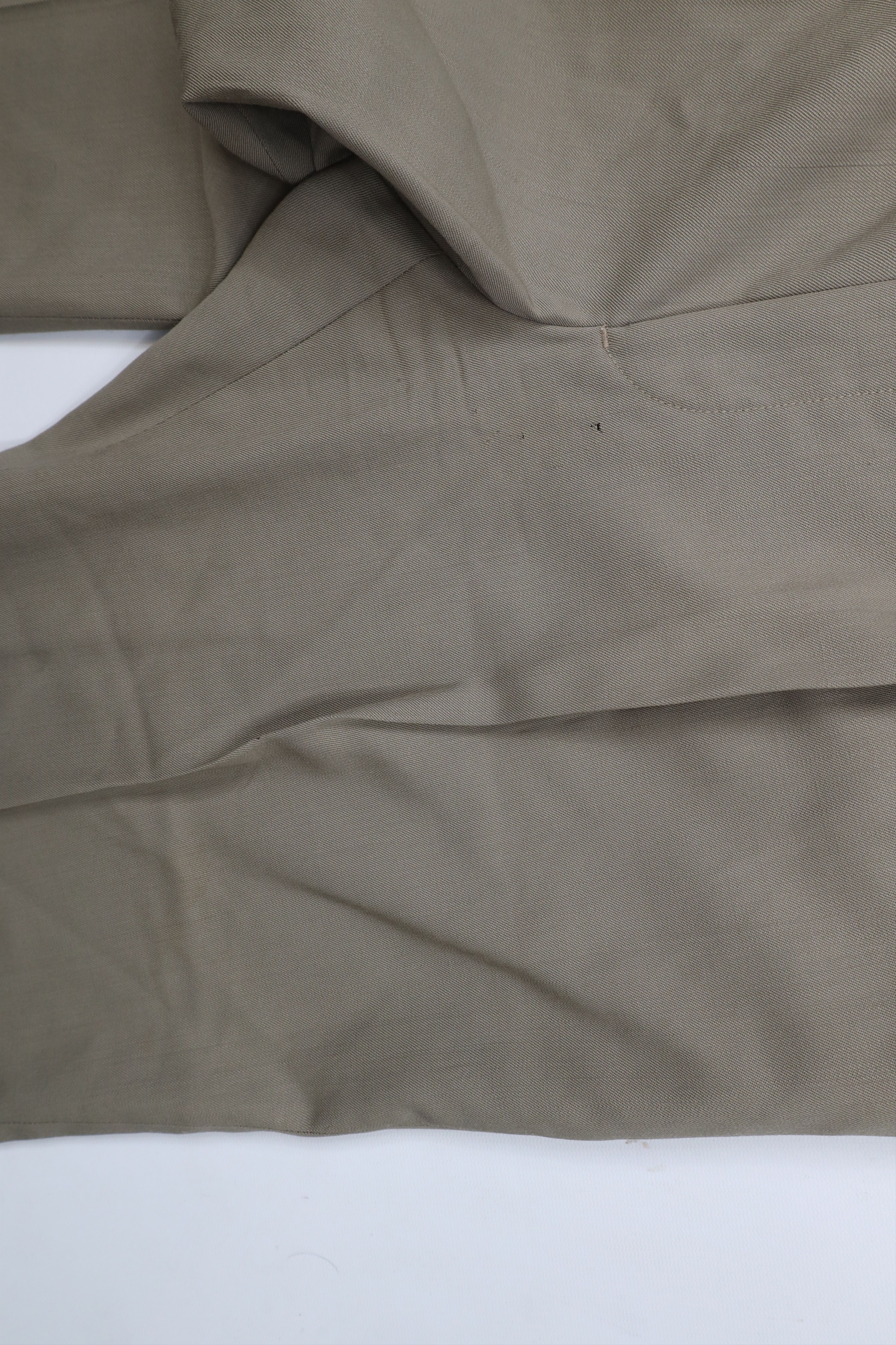 Vintage Vintage 70s Streetwear Wool Bell Bottoms Chino Pants Beige Size US 36 / EU 52 - 8 Thumbnail