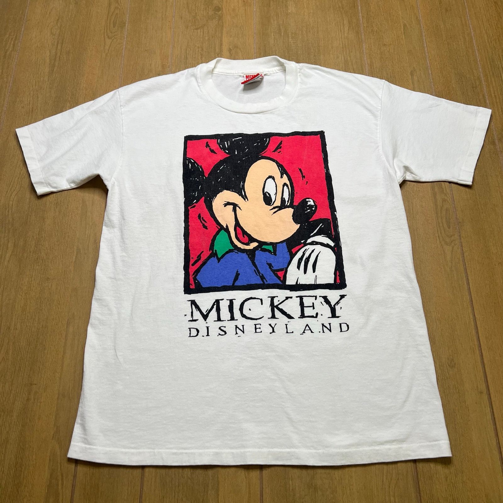 Vintage Vintage 90s Disney Mickey Mouse Big Graphic T-Shirt White XL Size US XL / EU 56 / 4 - 1 Thumbnail