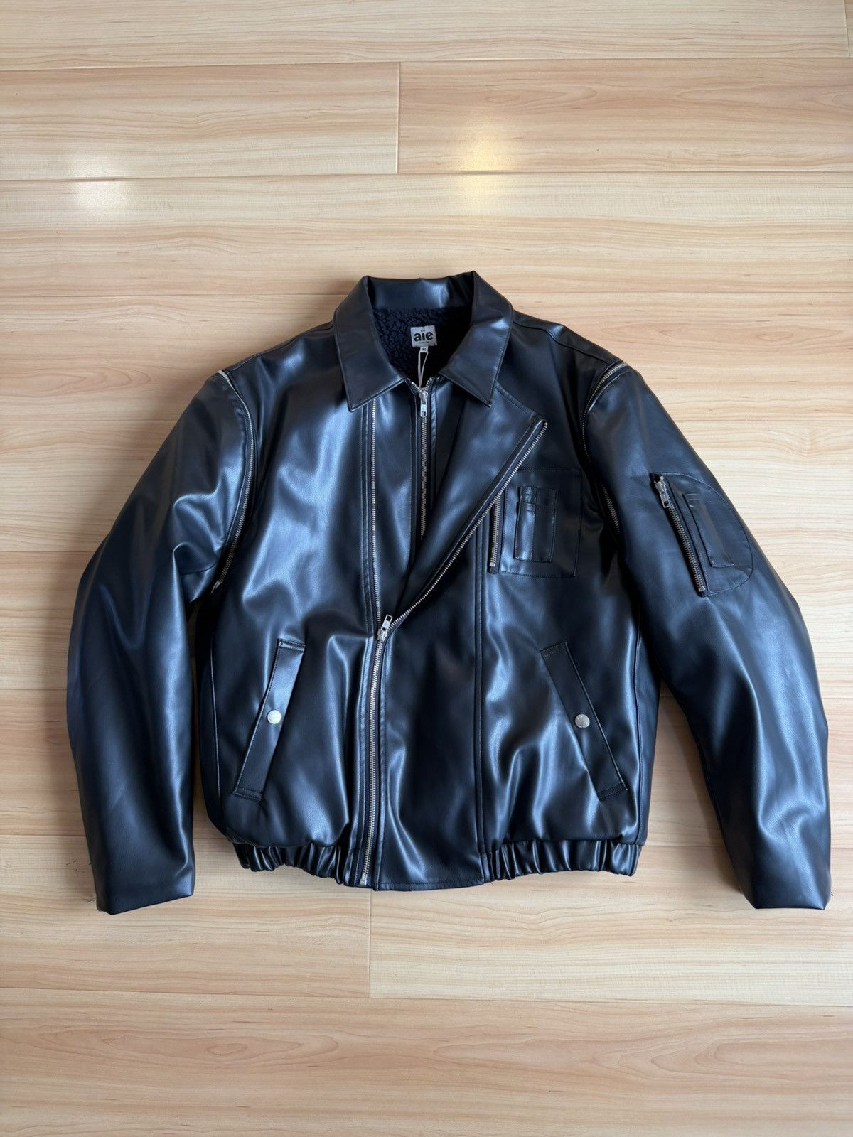 Nepenthes Nepenthes AÏE FAZ Jacket Black Synthetic Leather Size US M / EU 48-50 / 2 - 1 Thumbnail