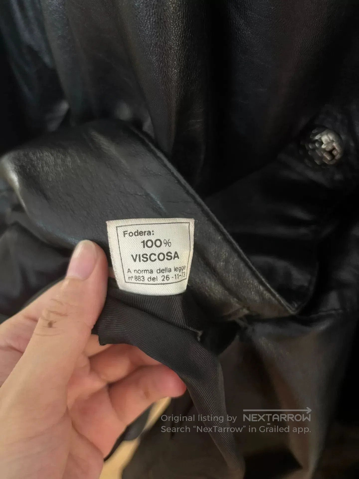 Vera Pelle Italian Vera Pelle Long Leather Coat. Size US M / EU 48-50 / 2 - 4 Thumbnail