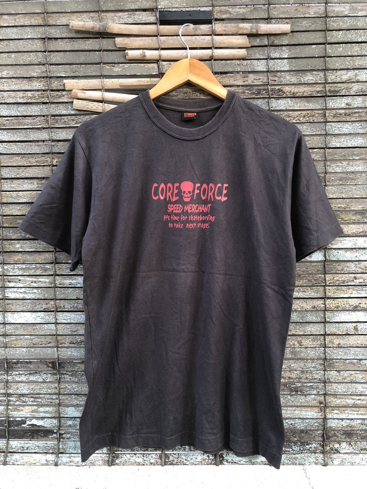 Thrasher × Vintage Vintage Y2K Stinker Core Force Speed Merchant Backhit Tee Size US M / EU 48-50 / 2 - 8 Thumbnail