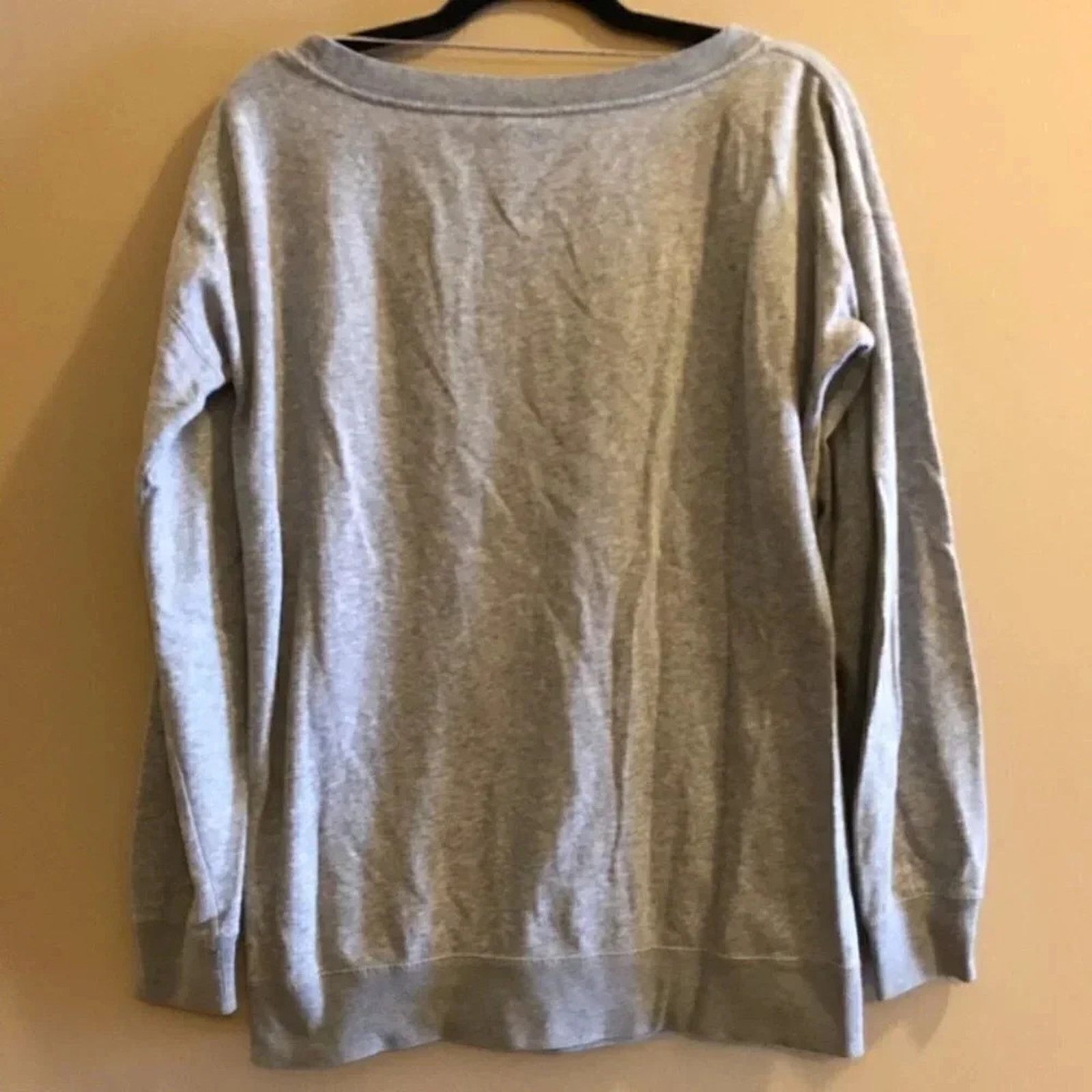 Nike Nike Grey Spell Out Pullover Sweatshirt Women’s Size Small Size S / US 4 / IT 40 - 5 Thumbnail