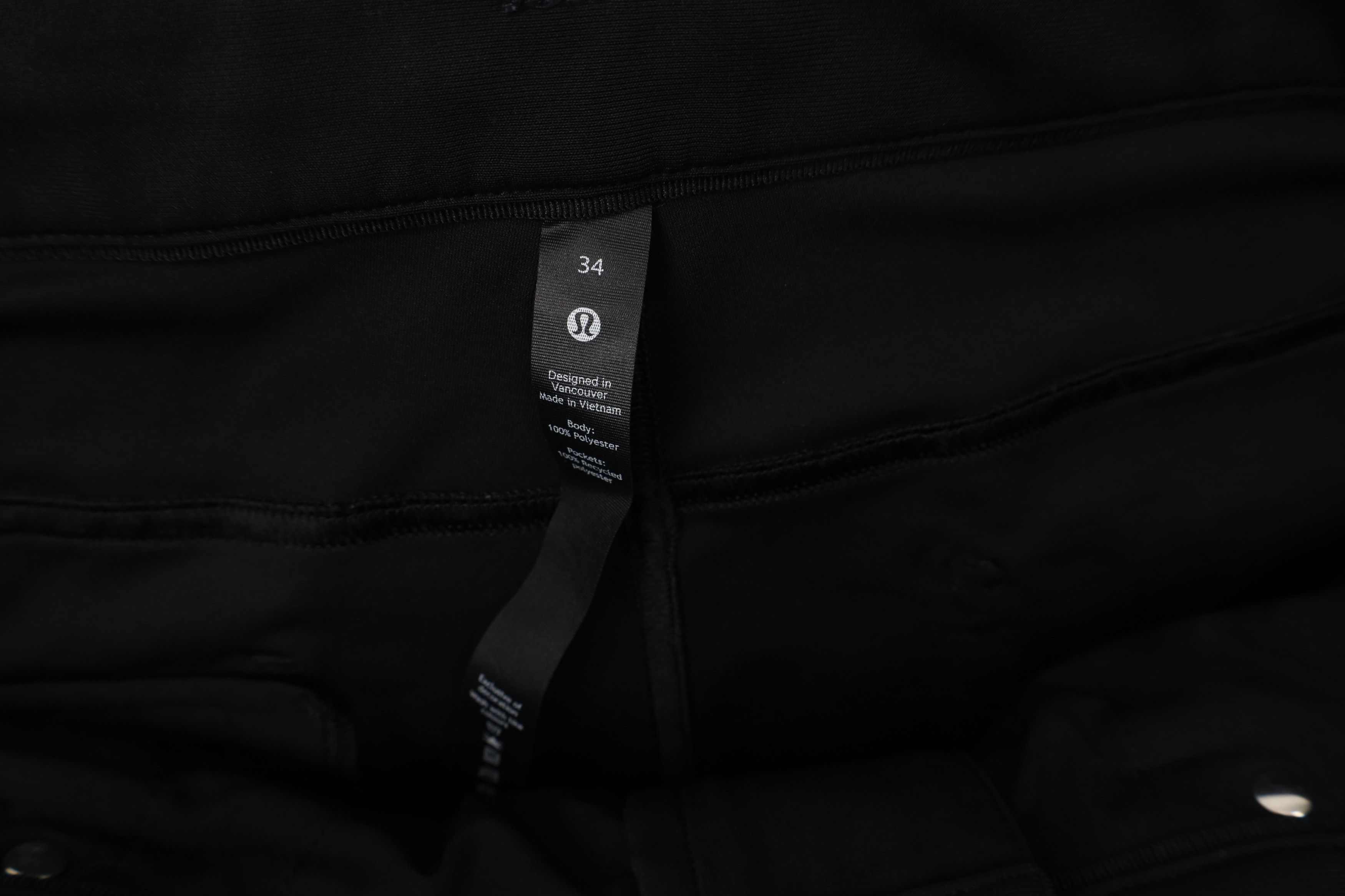 Lululemon Lululemon Straight Leg ABC Chino Pants Trousers Black Size US 34 / EU 50 - 7 Thumbnail