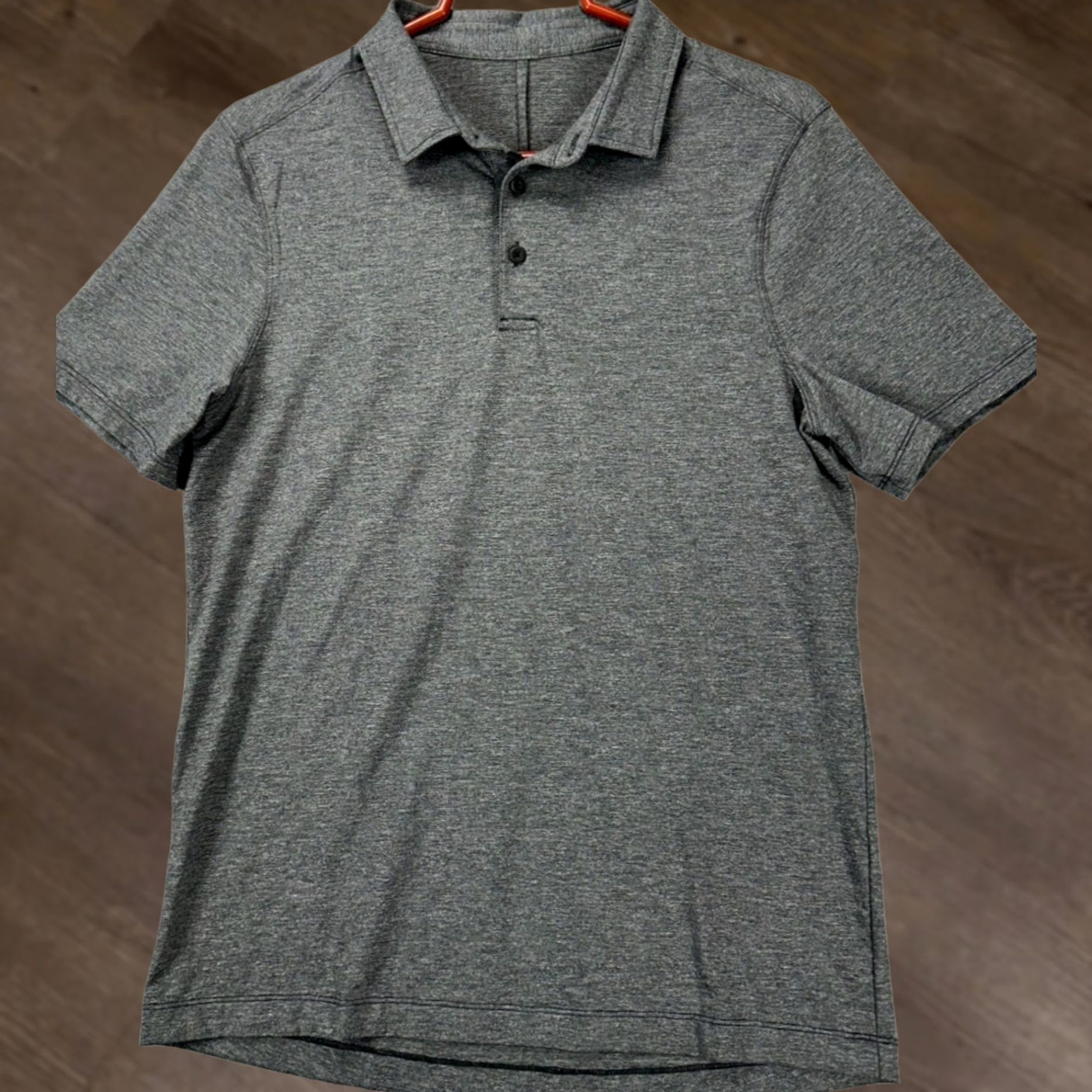 Lululemon Lululemon Golf Polo Shirt Mens Medium Gray Tech Short Sleeve Athletic Button Polo Shirt Vintage No Size US M / EU 48-50 / 2 - 1 Thumbnail