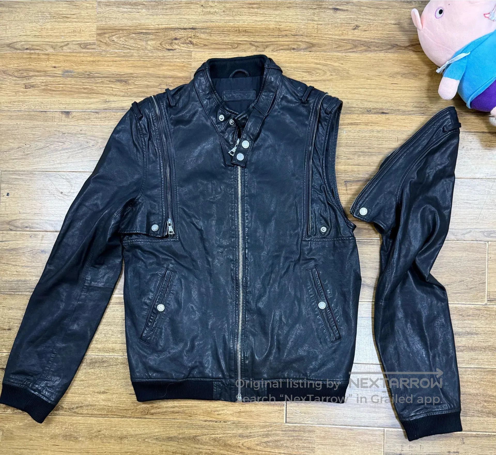 Neil Barrett Neil Barrett Men's Leather Jacket. Size US M / EU 48-50 / 2 - 3 Thumbnail