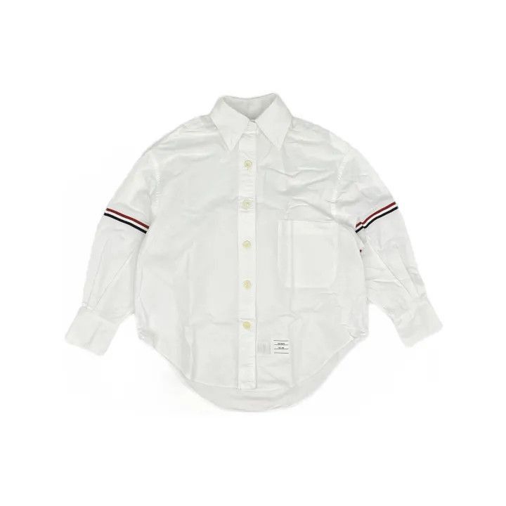 Thom Browne Thom Browne White RWB Stripe Long Sleeve Shirt -2507 Size M / US 6-8 / IT 42-44 - 8 Thumbnail