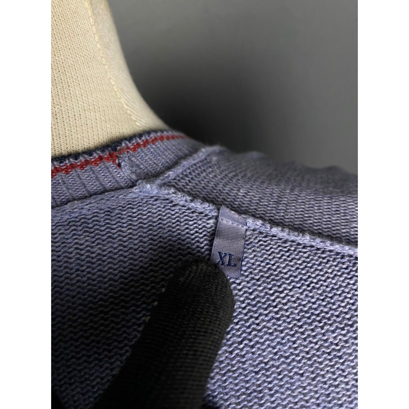 Moncler Moncler Men's Blue Garment Dyed Cardigan Sweater Size XL Size US XL / EU 56 / 4 - 11 Thumbnail