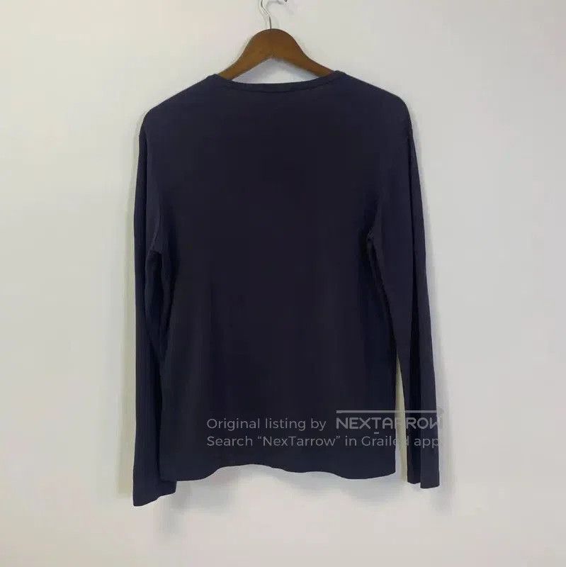 Prada Prada Navy Blue Men's Long Sleeve T-Shirt. Size US M / EU 48-50 / 2 - 2 Thumbnail