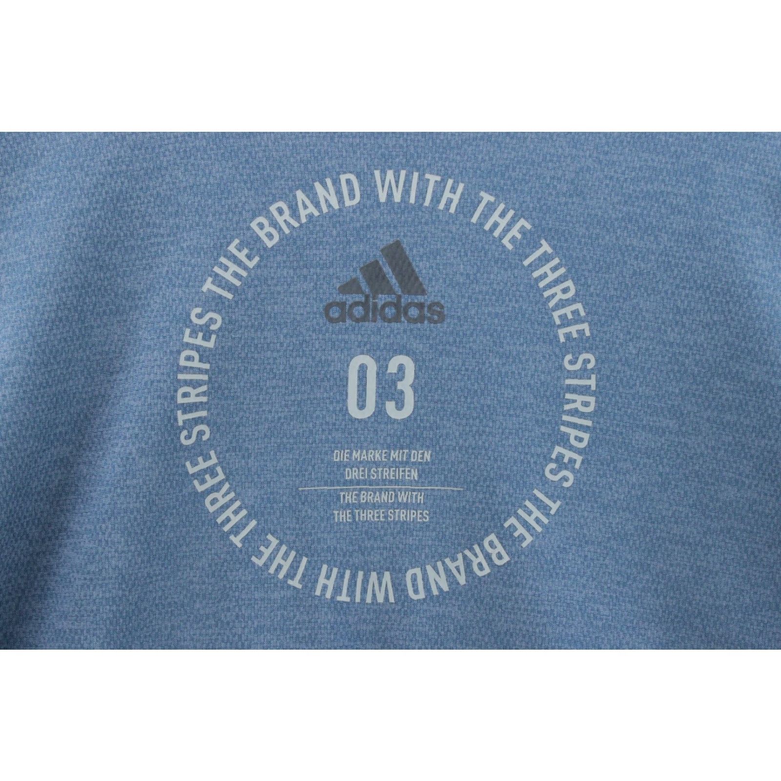 Adidas Adidas Hoodie Mens XL Blue Badge of Sports Team Issue Pocket Athleisure Stretch Pullover Graphic Print Hooded Size US XL / EU 56 / 4 - 2 Thumbnail