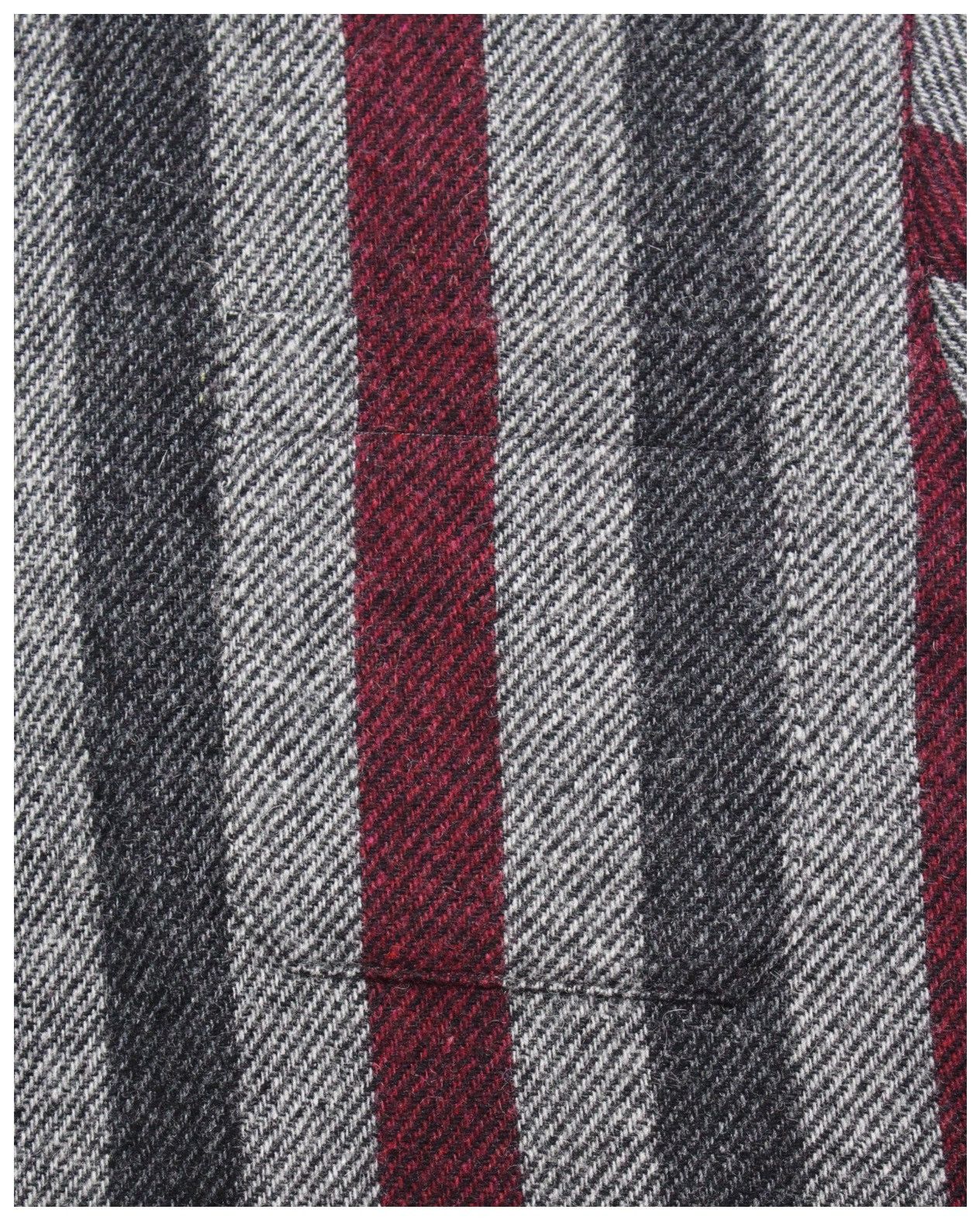 Vintage 1990S GINREI WOOL BLEND STRIPED SHIRT Size US L / EU 52-54 / 3 - 8 Thumbnail