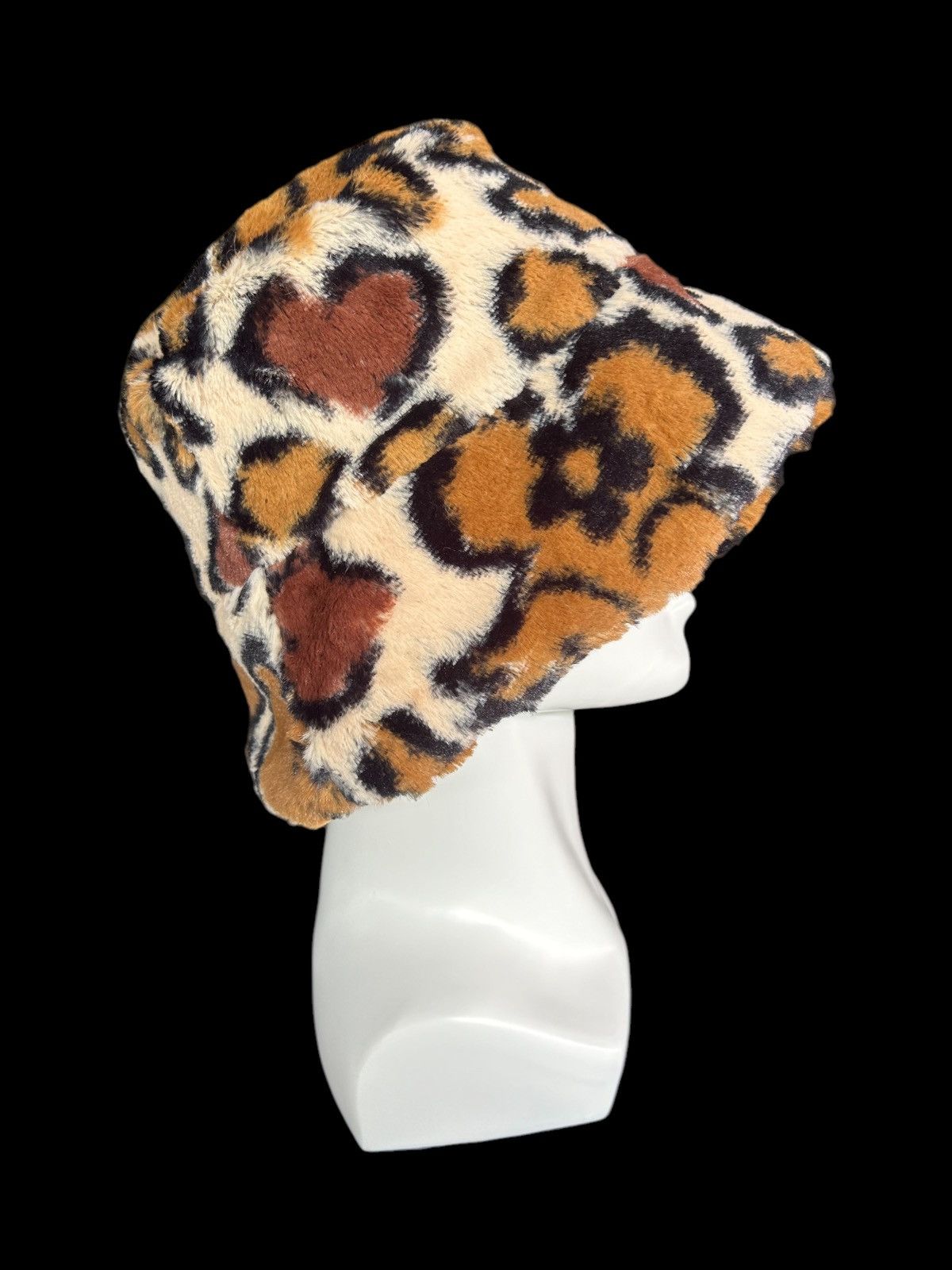Japanese Brand × Kapital × Vintage Leopard Design Japanese Tokyo Fur Rare Bucket Hats 🎌☠️ Size ONE SIZE - 3 Thumbnail