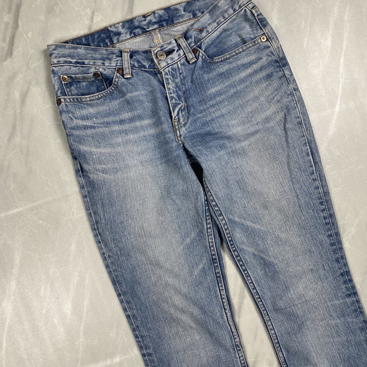 Levi's Vintage Clothing Vintage Levis Washed Flare Jeans Size 30" / US 8 / IT 44 - 8 Thumbnail