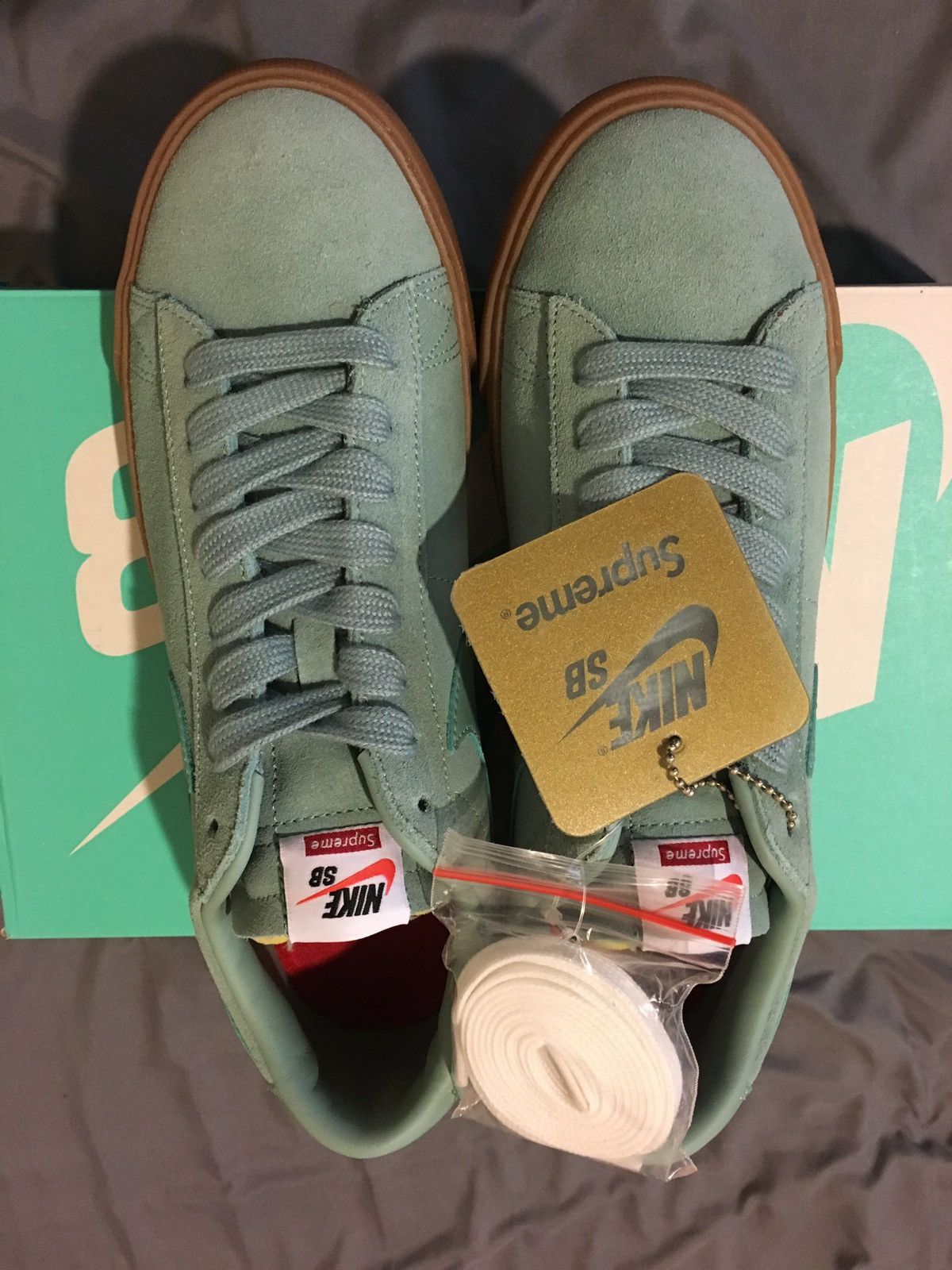 Nike × Supreme Nike Supreme x SB Blazer GT QS Low Cannon Size US 8 / EU 41 - 4 Thumbnail