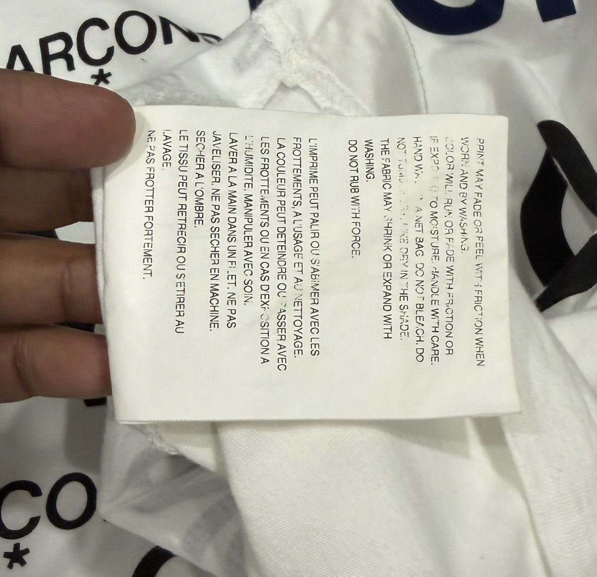 Comme des Garcons Homme AD2006 Comme des Garçons Homme All Over Logo Print T-Shirt Size US M / EU 48-50 / 2 - 12 Thumbnail