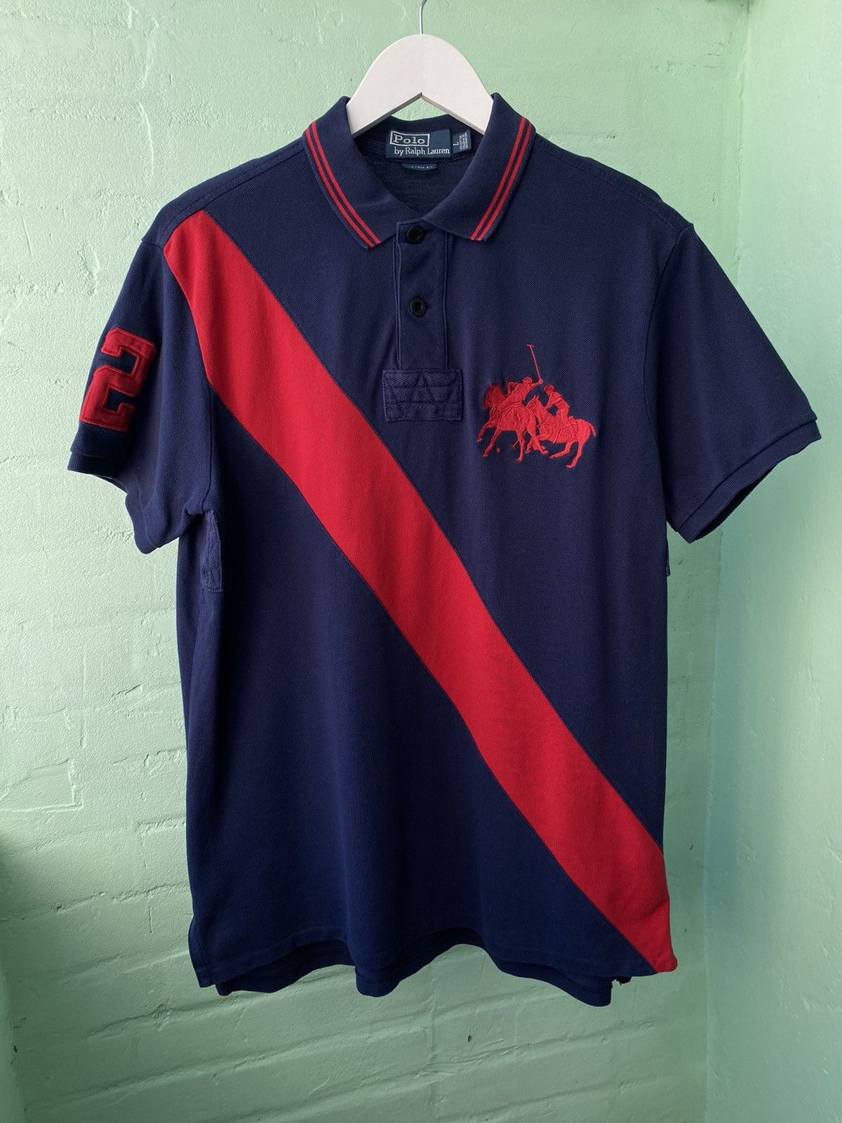 Polo Ralph Lauren × Vintage Vintage Polo Ralph Lauren Big Logo Number #2 Size US L / EU 52-54 / 3 - 10 Thumbnail