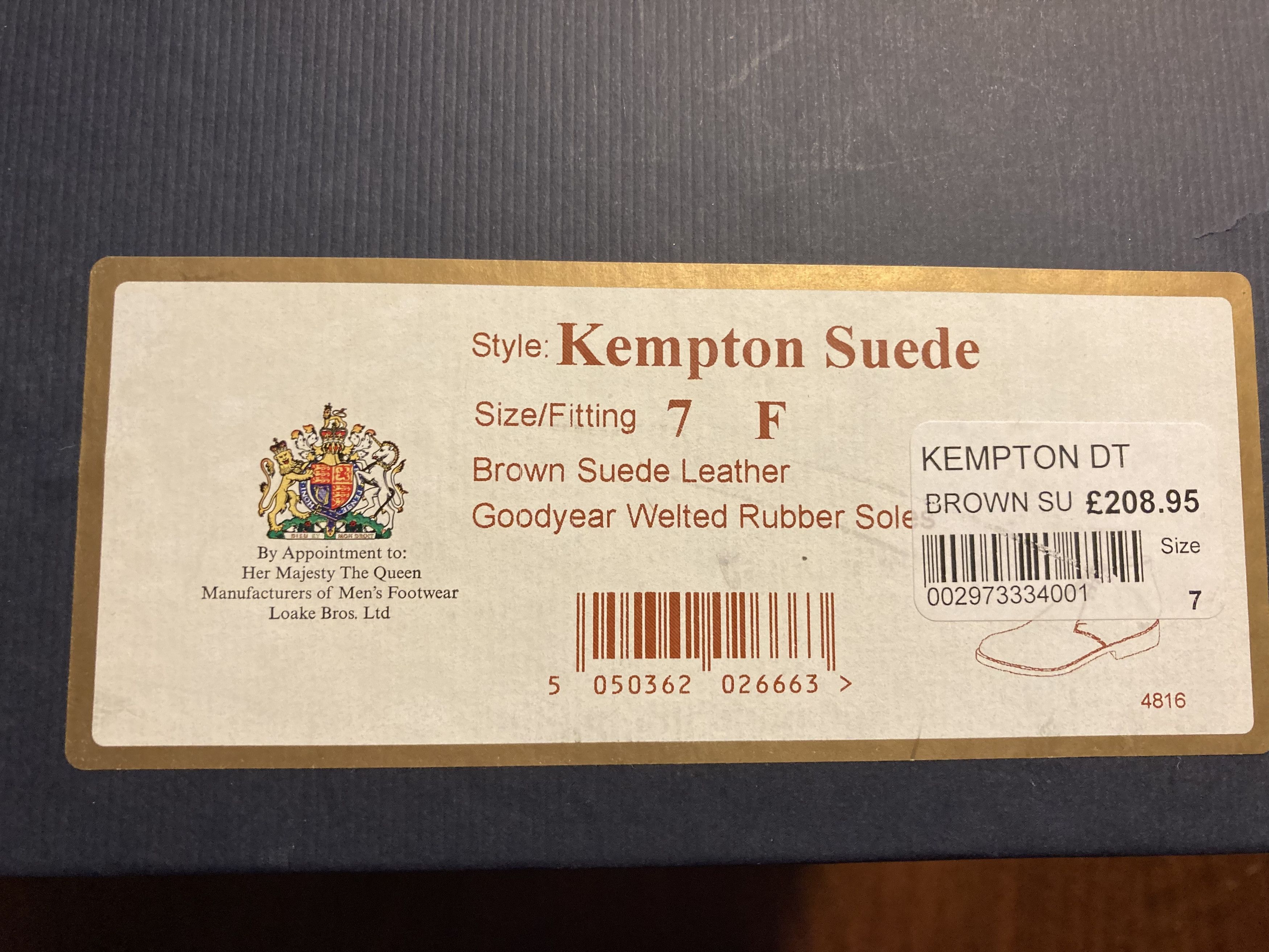 Loake Loake 1880 Kempton chukka desert boots UK 7 Made in England Size US 8 / EU 41 - 9 Thumbnail
