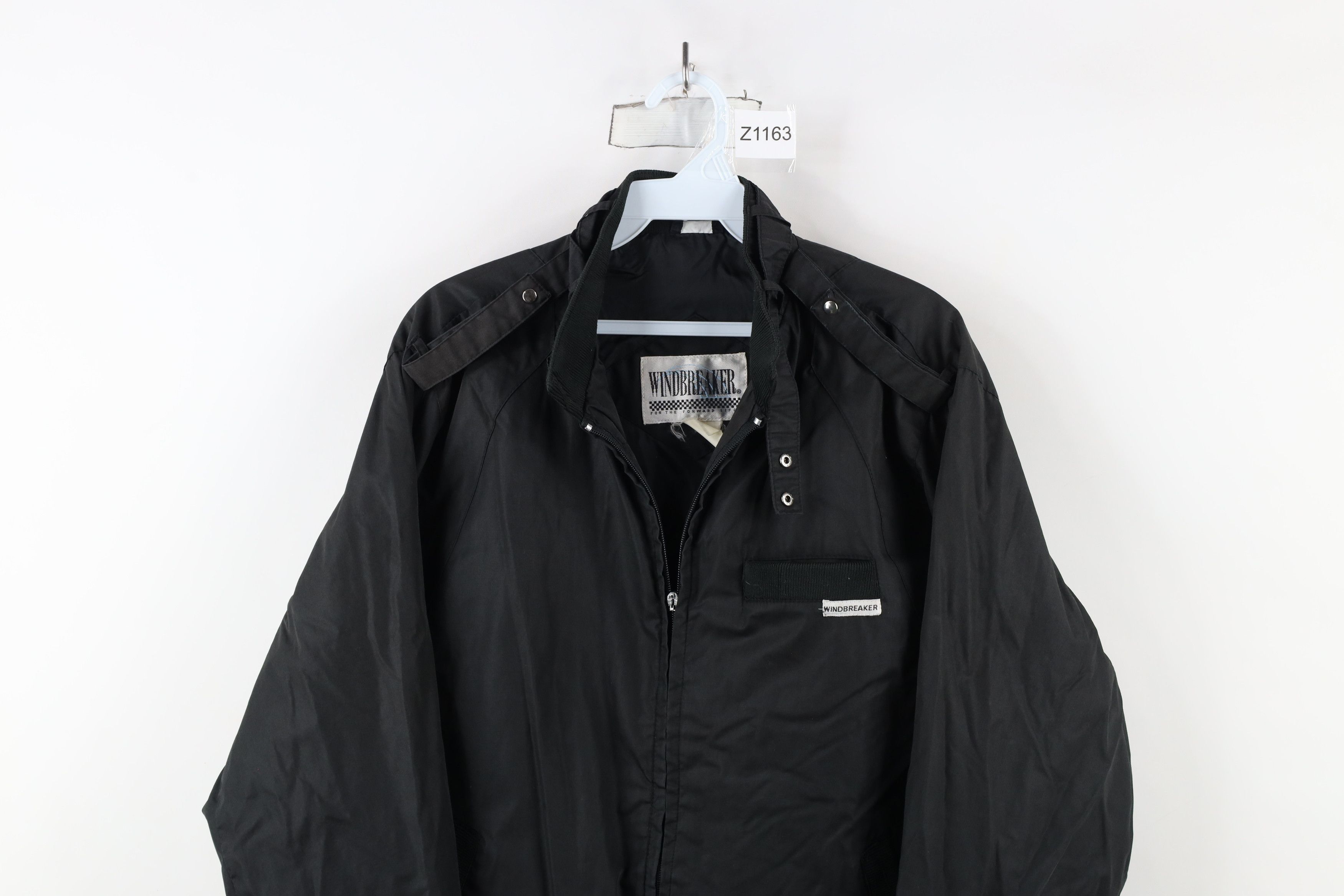 Vintage Vintage 80s 90s Streetwear Full Zip Cafe Racer Bomber Jacket Size US M / EU 48-50 / 2 - 2 Thumbnail