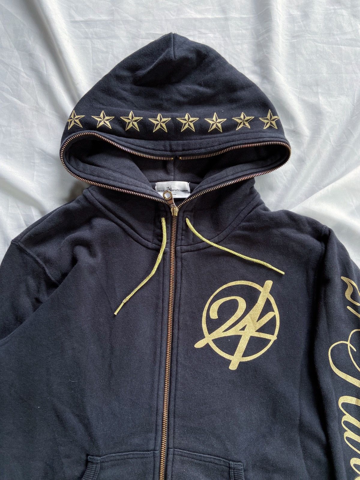 Japanese Brand GOLDS 24 KARATS DIGGERS ZIP HOODIE undercover number nine Size US M / EU 48-50 / 2 - 8 Thumbnail