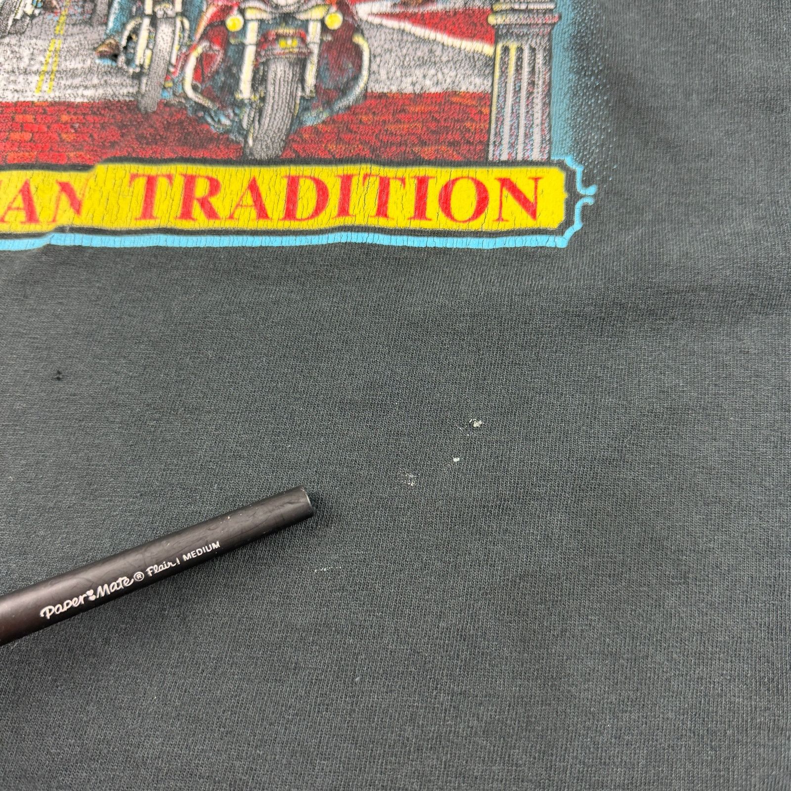 Fruit Of The Loom Vintage Dayton Bike Week 1995 Size Large 90s Biker Shirt Size US L / EU 52-54 / 3 - 4 Thumbnail