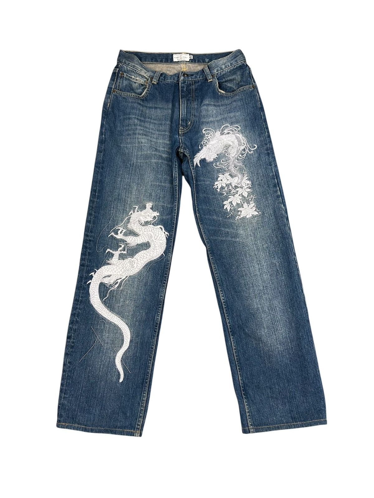 Karakuri Tamashii Karakuri Dragon Denim Jeans Size US 29 - 1 Thumbnail