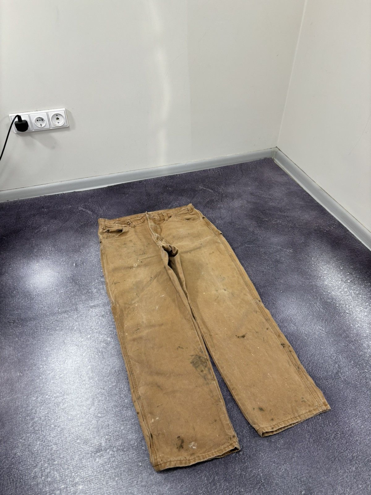 Dickies Vintage Dickies Y2K Mustard USA Work Hype Baggy Pants Jeans Size US 36 / EU 52 - 8 Thumbnail