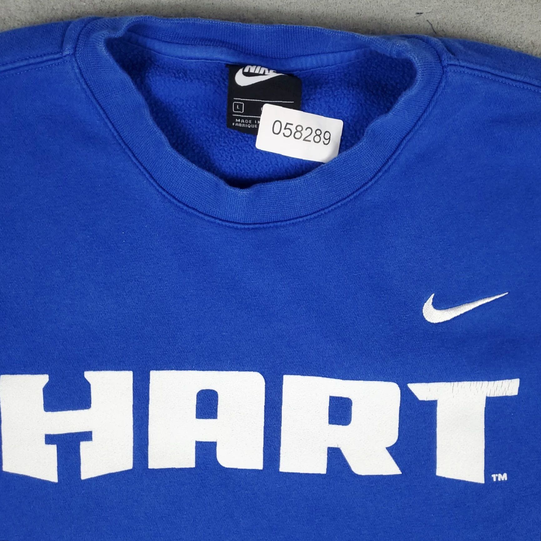 Nike Nike Sweater Mens Large Blue Hart Casual Pullover Sweatshirt Vintage Nike Shirt? Size US L / EU 52-54 / 3 - 2 Thumbnail