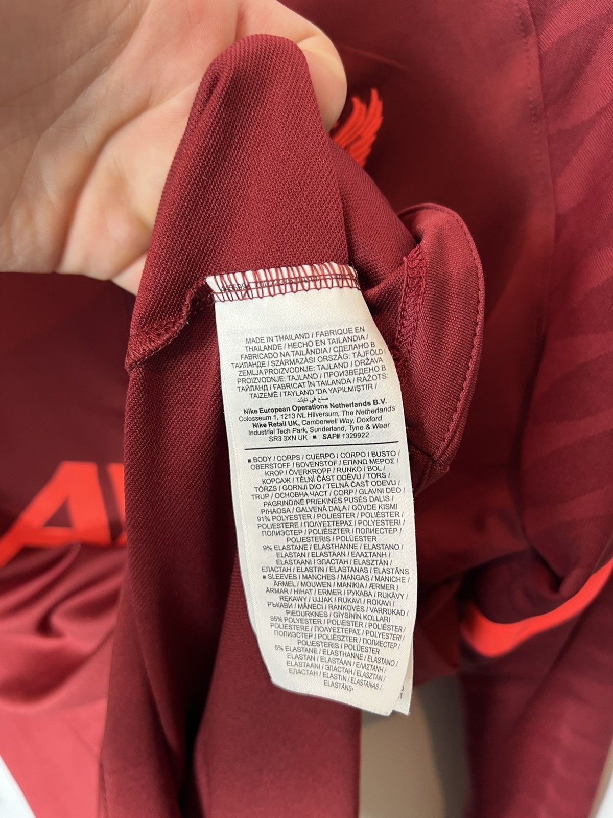 Nike Vintage sportswear Nike Liverpool 21/22 Soccer Long Sleeve Size US M / EU 48-50 / 2 - 6 Thumbnail